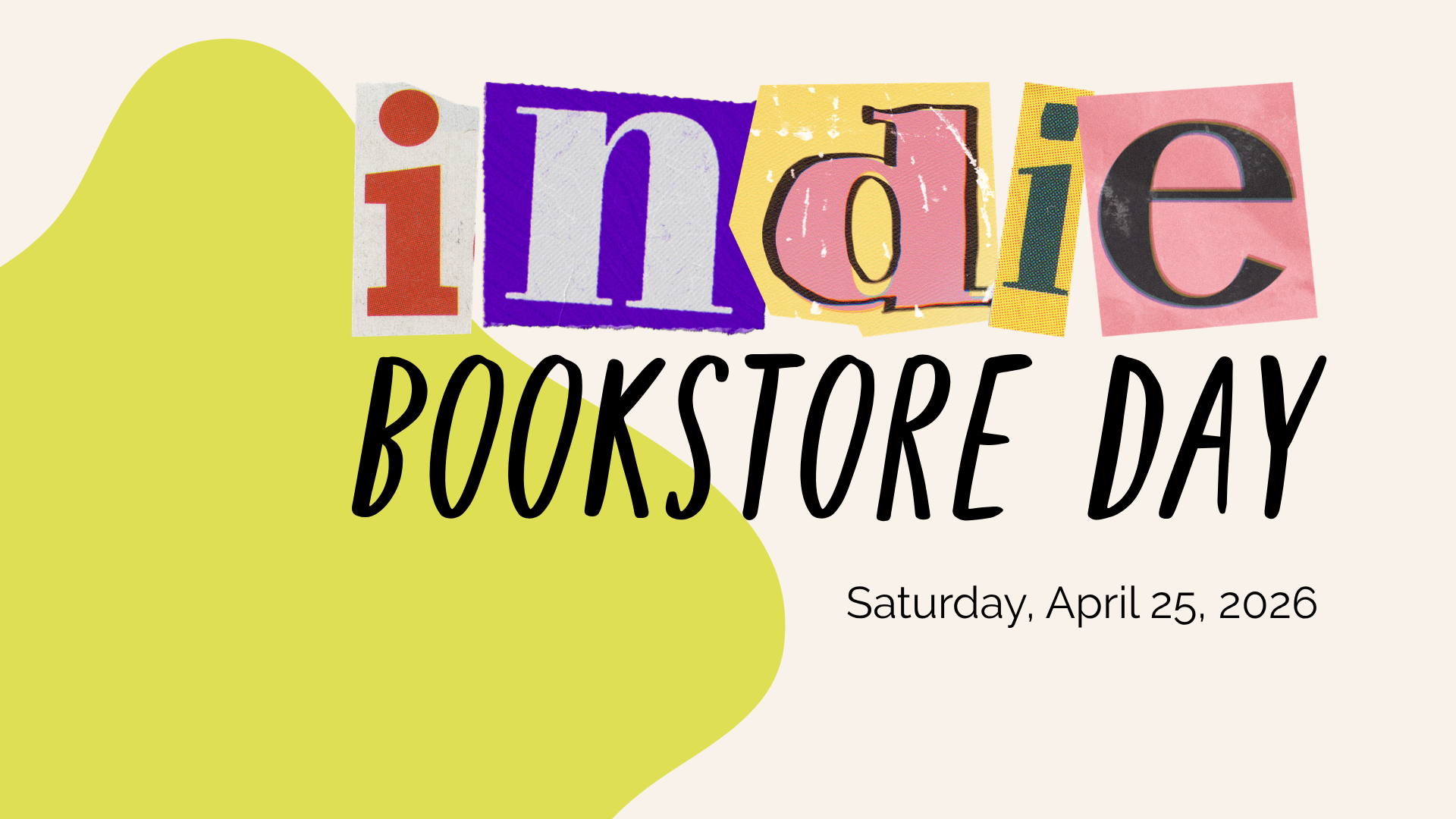 Indie Bookstore Day