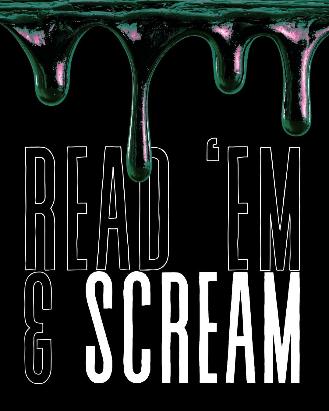 Hey creeps ☺️ We've got the perfect book club for you. Read 'em &amp; Scream's interest meeting happens on Thursday, April 9th at 6:00 PM in the reading room at Box Turtle Books. Meet your host Olivia, get a preview of the first book, and mingle with