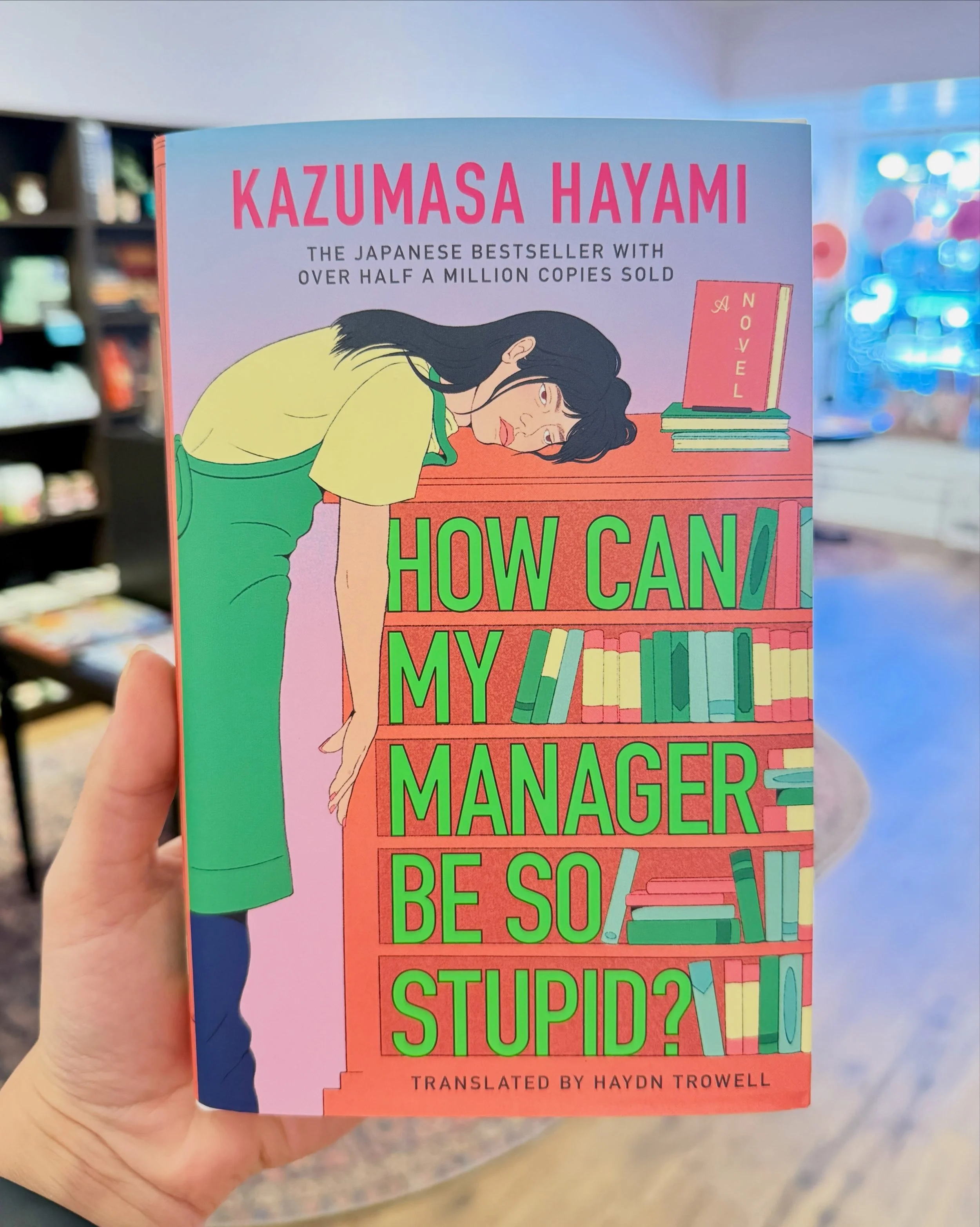 Now that I&rsquo;m my own manager, I find myself saying this a *lot* 🥲 This book (+ many more!) have arrived in-store today. Swing by to pick up your next great read!
