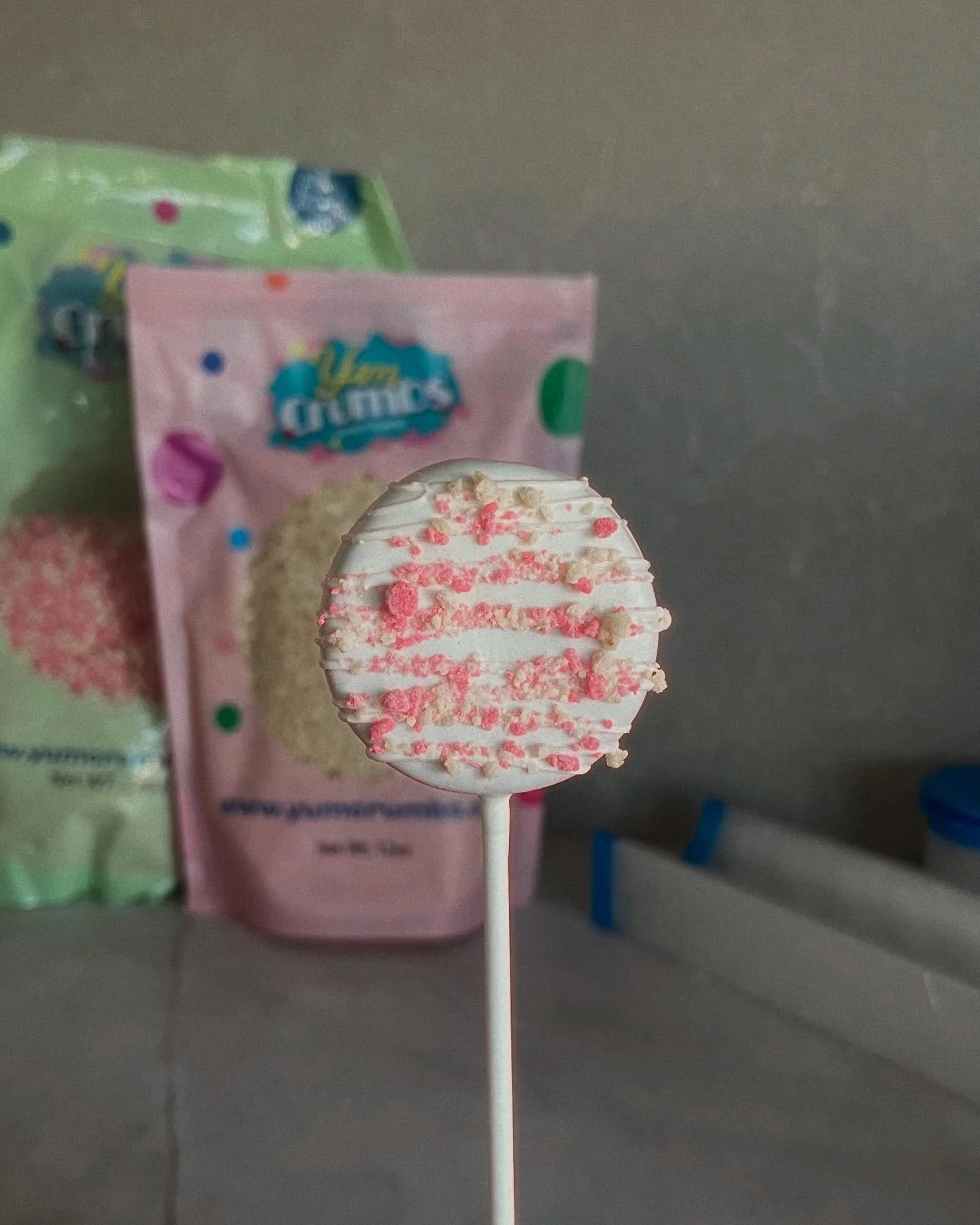 when small businesses support each other, the whole community gets sweeter.

This fancy little cake pop is standing tall thanks to the magic from @officialyumcrumbs and @daisymakes_innovations. As we&rsquo;re getting started, we&rsquo;re leaning on t