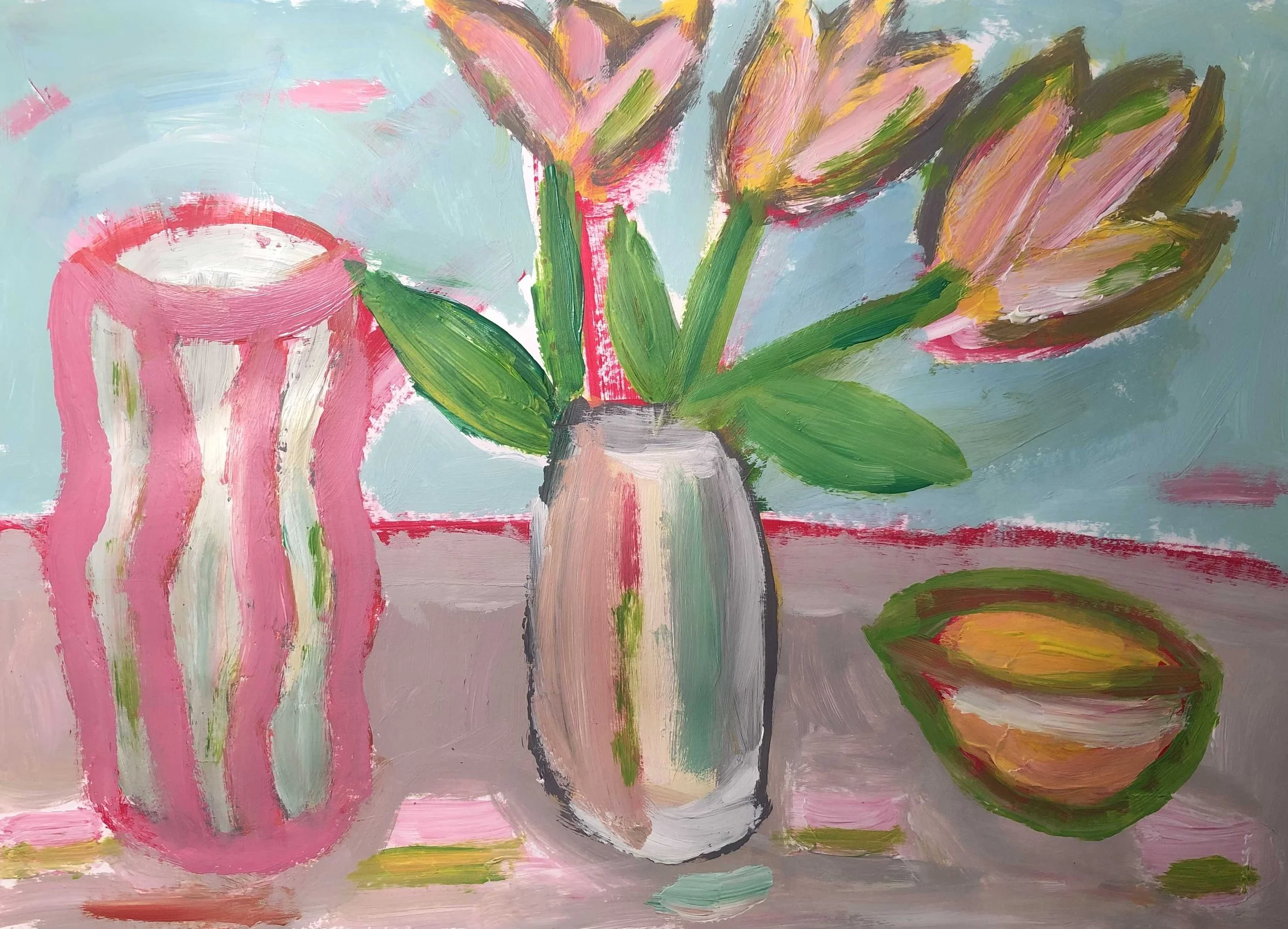 Stillleben mit Tulpen