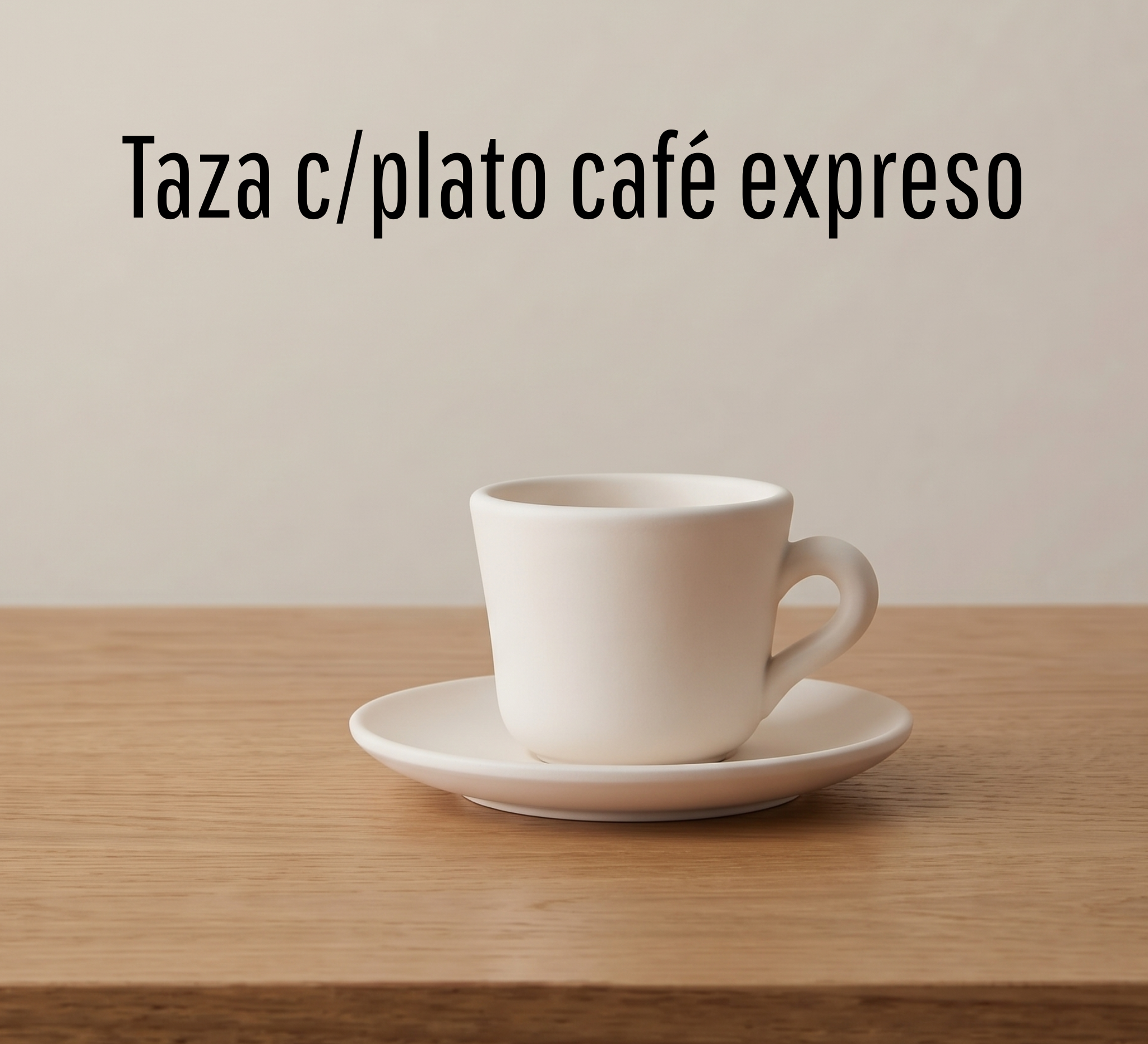 Taza Expreso de cerámica para pintar