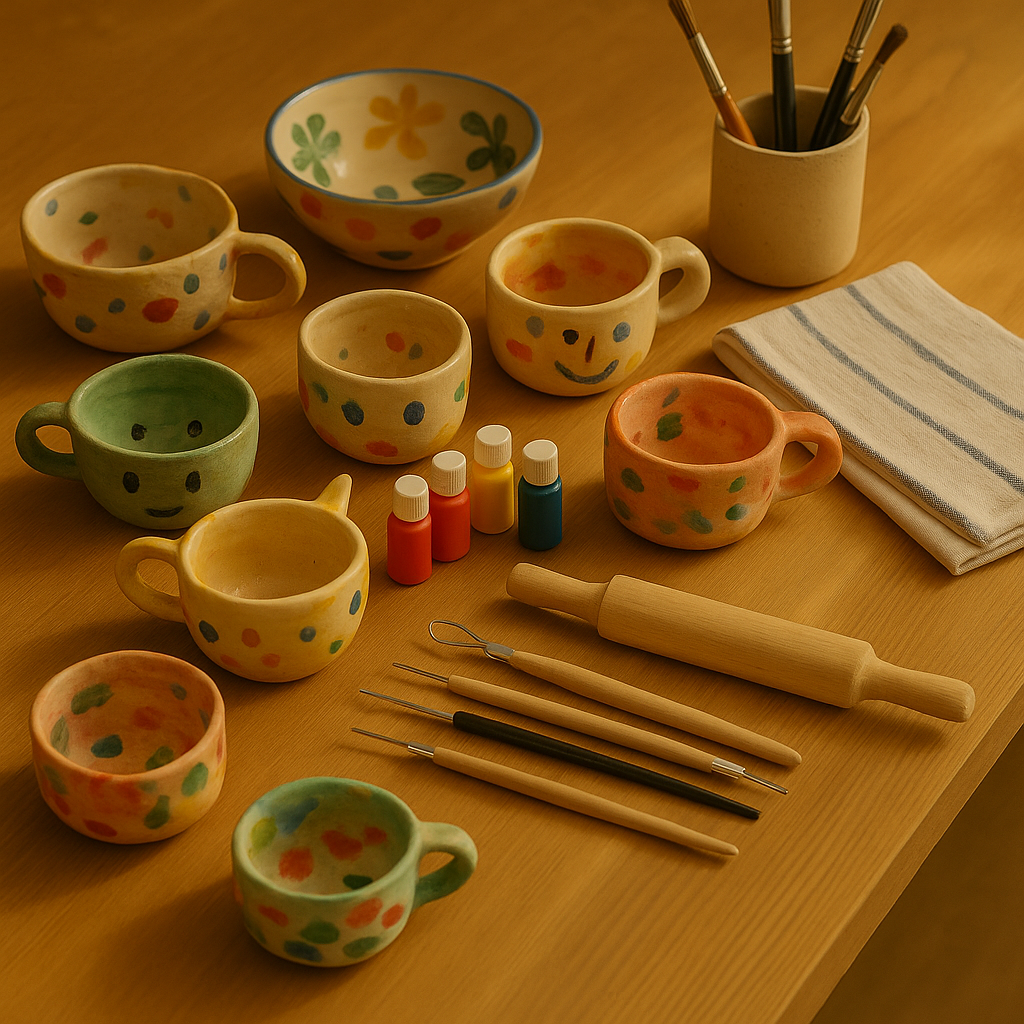 Taller familiar de cerámica (adulto + niño) Domingo 1 de febrero.