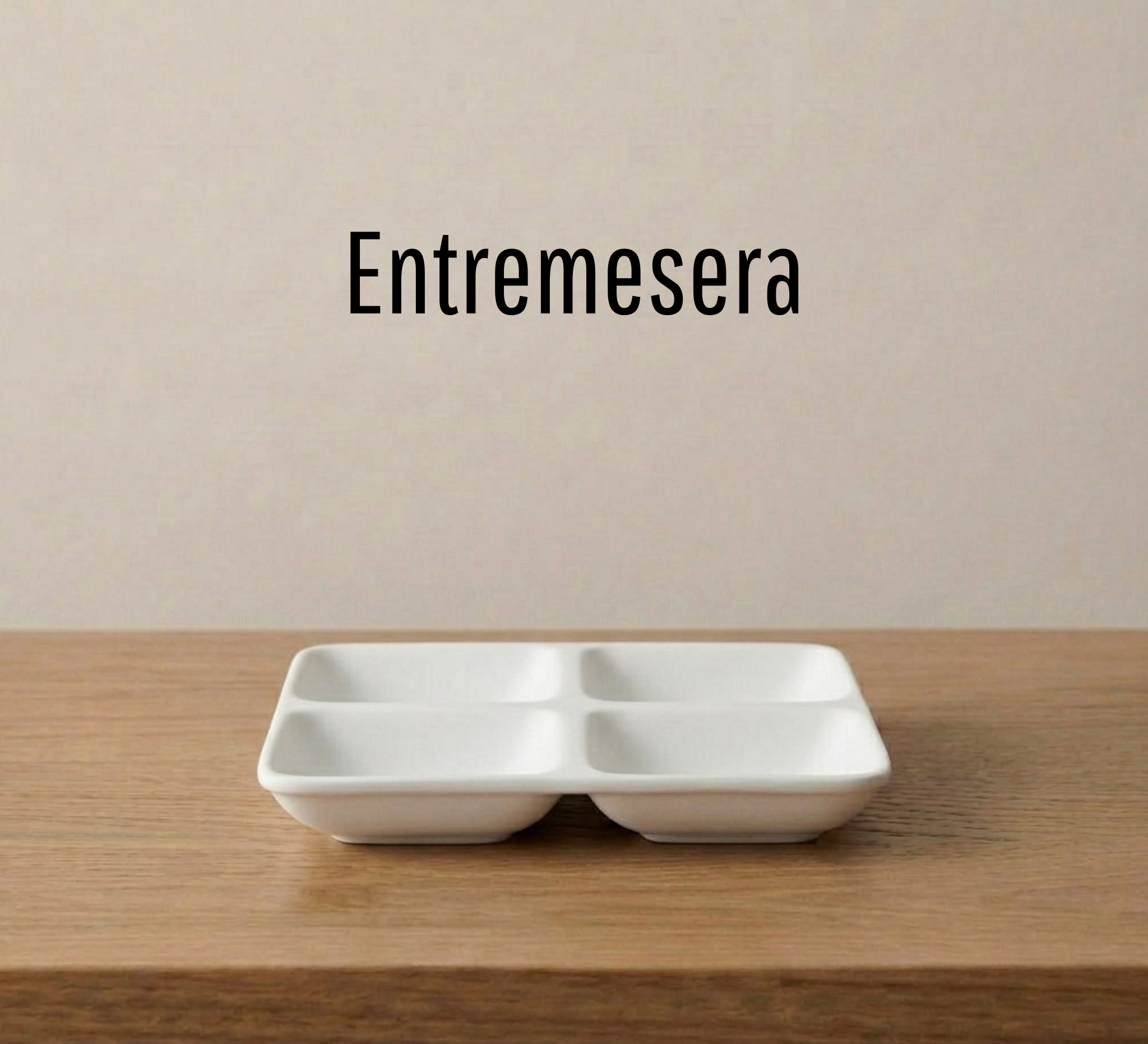 Entremesera de cerámica para pintar