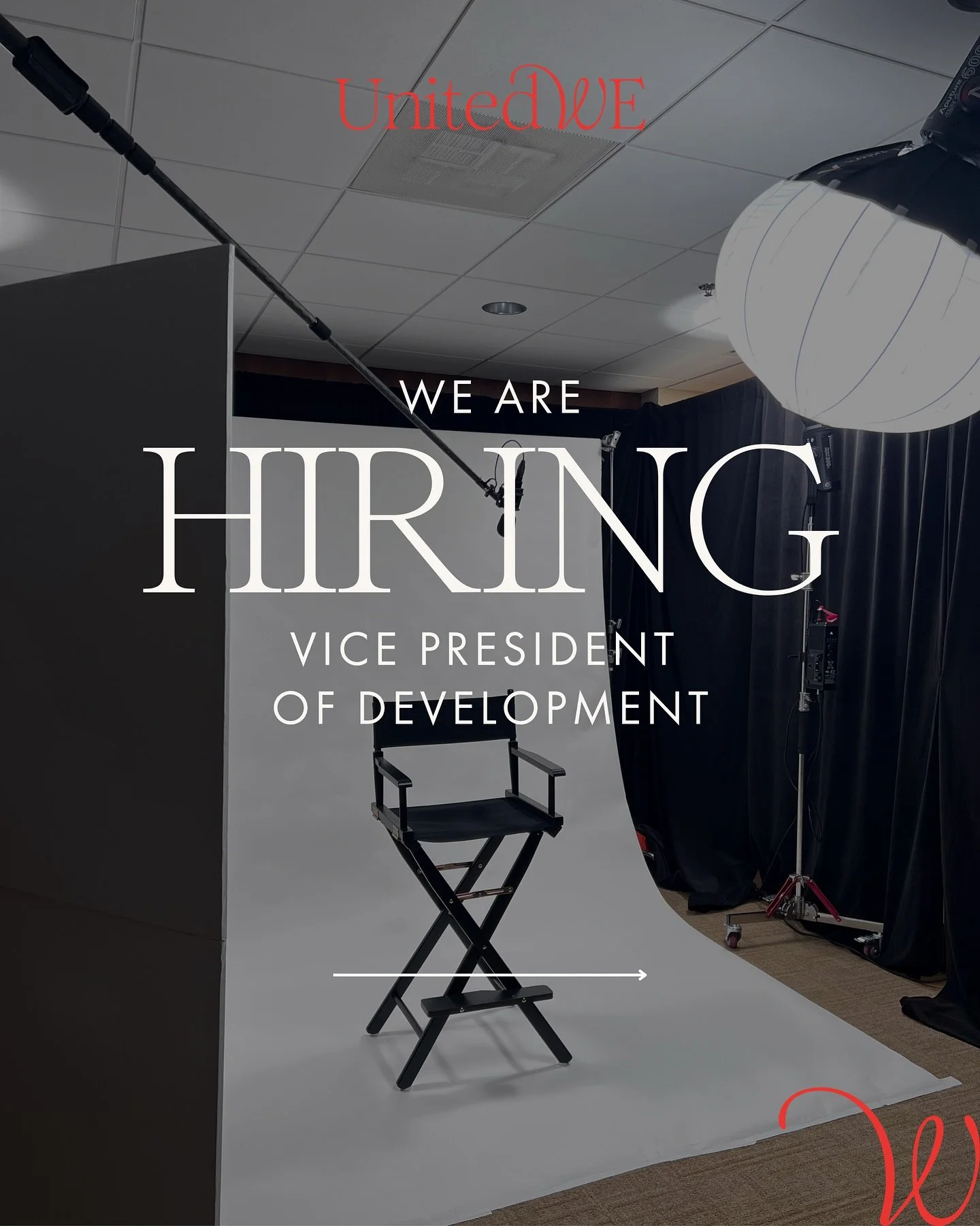 United WE is searching for a visionary Vice President of Development to lead bold fundraising initiatives and help fuel our mission to advance all women. This is an incredible opportunity to shape strategy, collaborate with leadership, and drive mean
