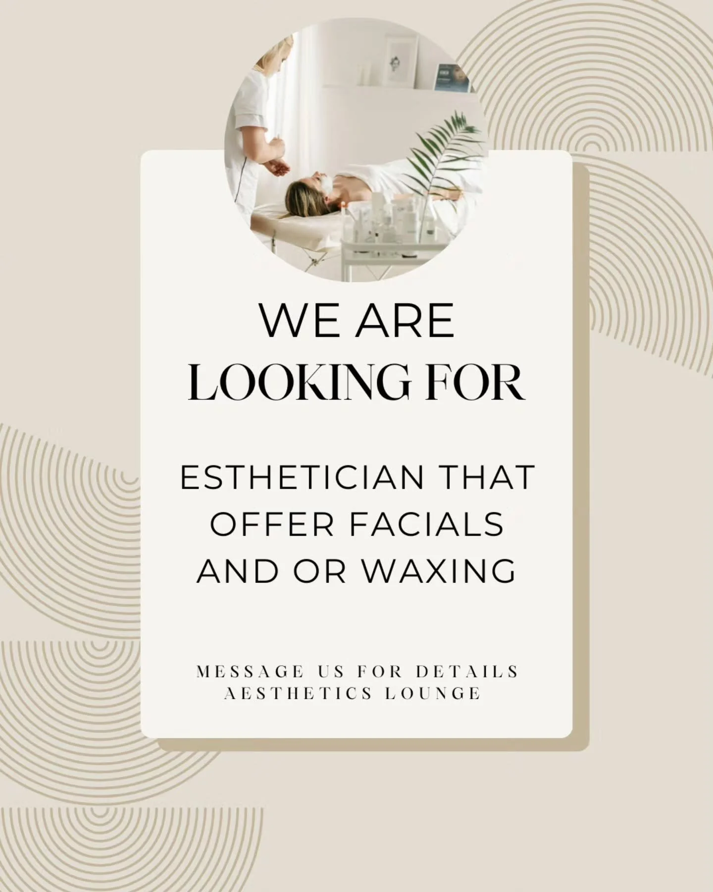 If you&rsquo;re an esthetician offering facials or waxing and you&rsquo;re feeling ready for something different, even if you&rsquo;re not sure what yet, this is your sign 🤍
Message us.
We&rsquo;ll take it from there.

#aestheticslounge #grandvilleb