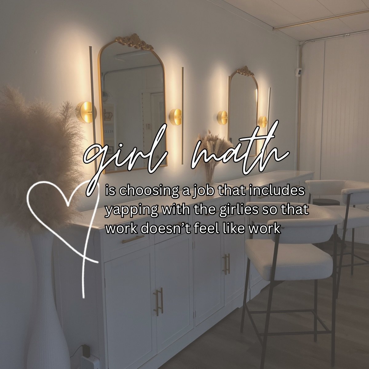 Girl math will always make sense here 💅✨

Where beauty meets connection, and every appointment feels like catching up with your bestie 🫶🏼

Clients, leave your artist a message below 💌
Let them know why you love sitting in their chair 🤍

👩🏻&zwj