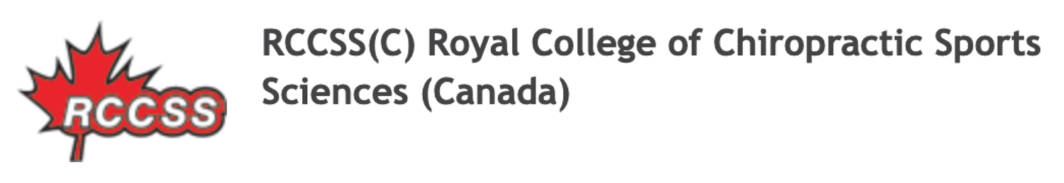 RCCSS(C) Royal College of Chiropractic Sports Sciences (Canada)