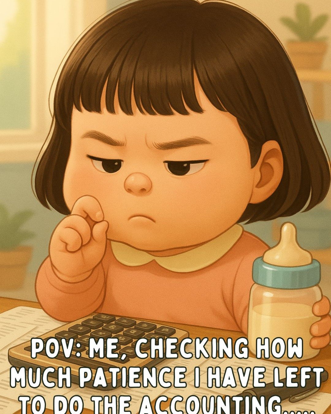 &quot;Me, checking how much patience I have left to do the accounting&mdash;even though I&rsquo;m the business owner. 😩📊

At Balanced Accountant, we get it&mdash;because we&rsquo;ve been there. You run the business. We&rsquo;ll handle the books. 💼