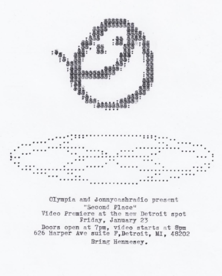 "Second Place" Video Premier