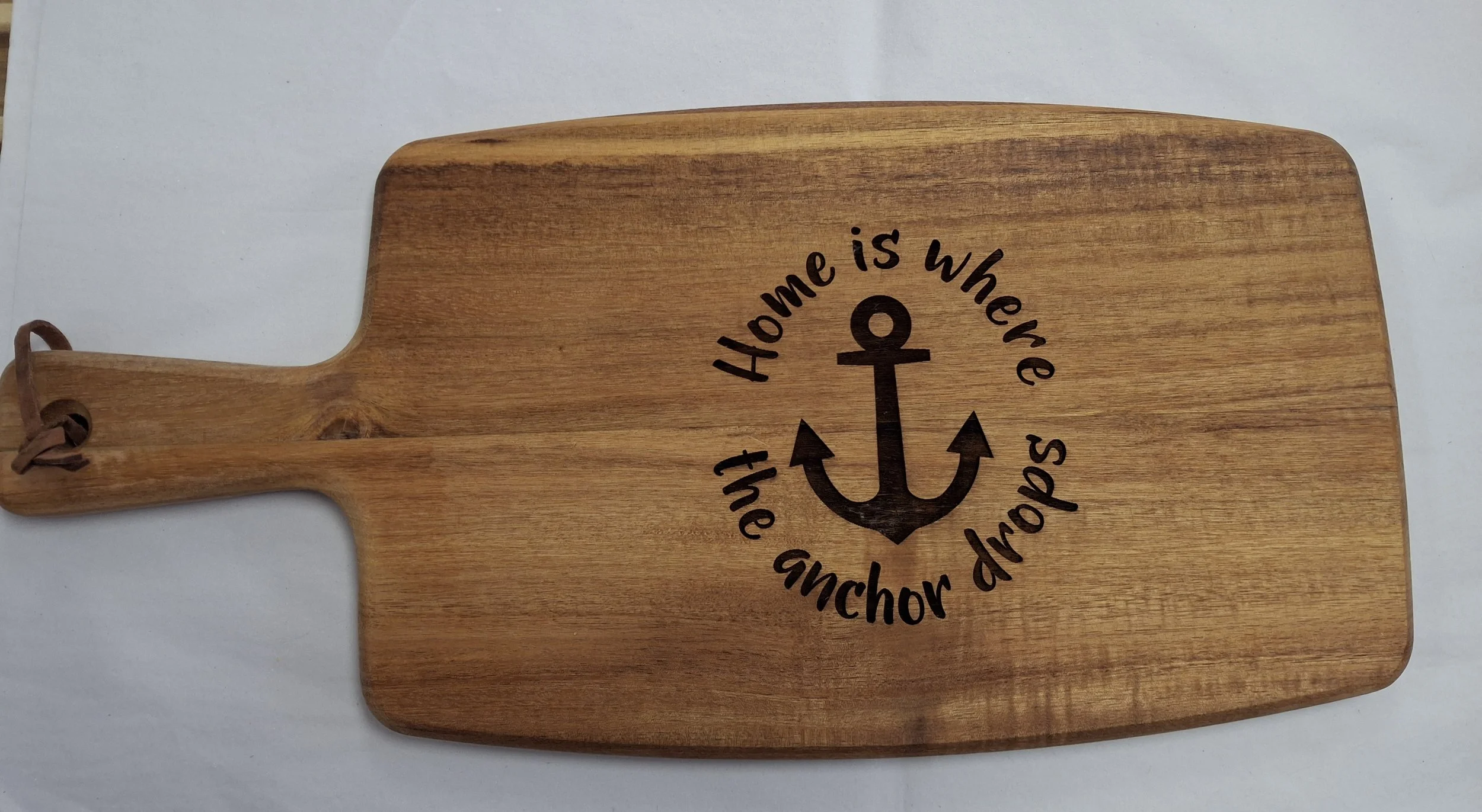 Deal of the Day- Home Is Where You Drop Your Anchor Board