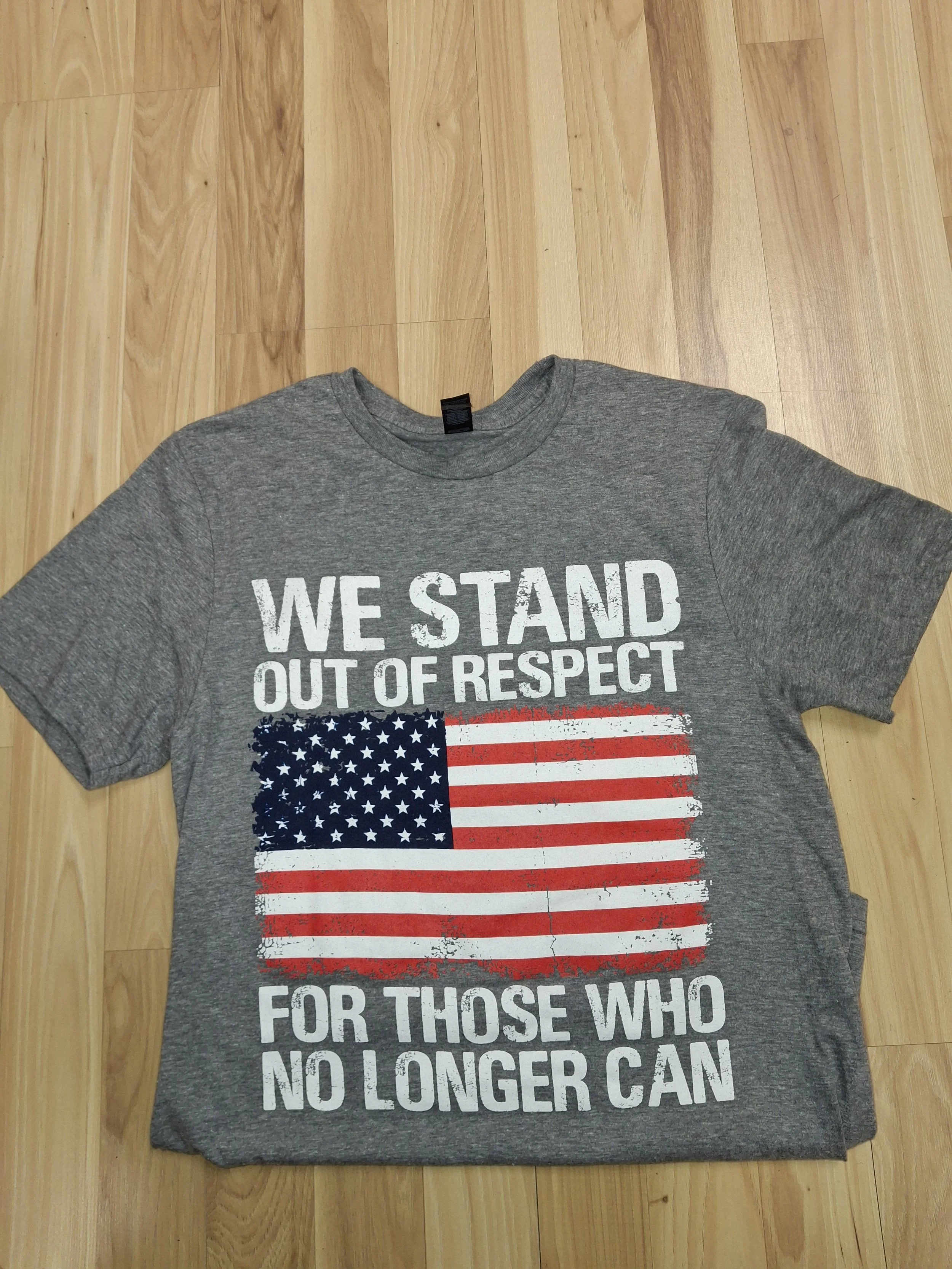 We Stand Out of Respect Graphic T