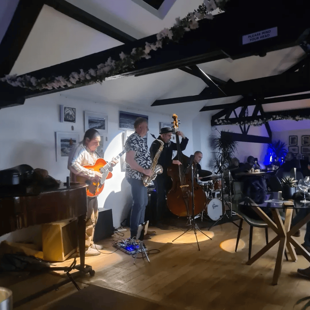 Triaura Live Jazz Norwich at the Glaven bistro Holt