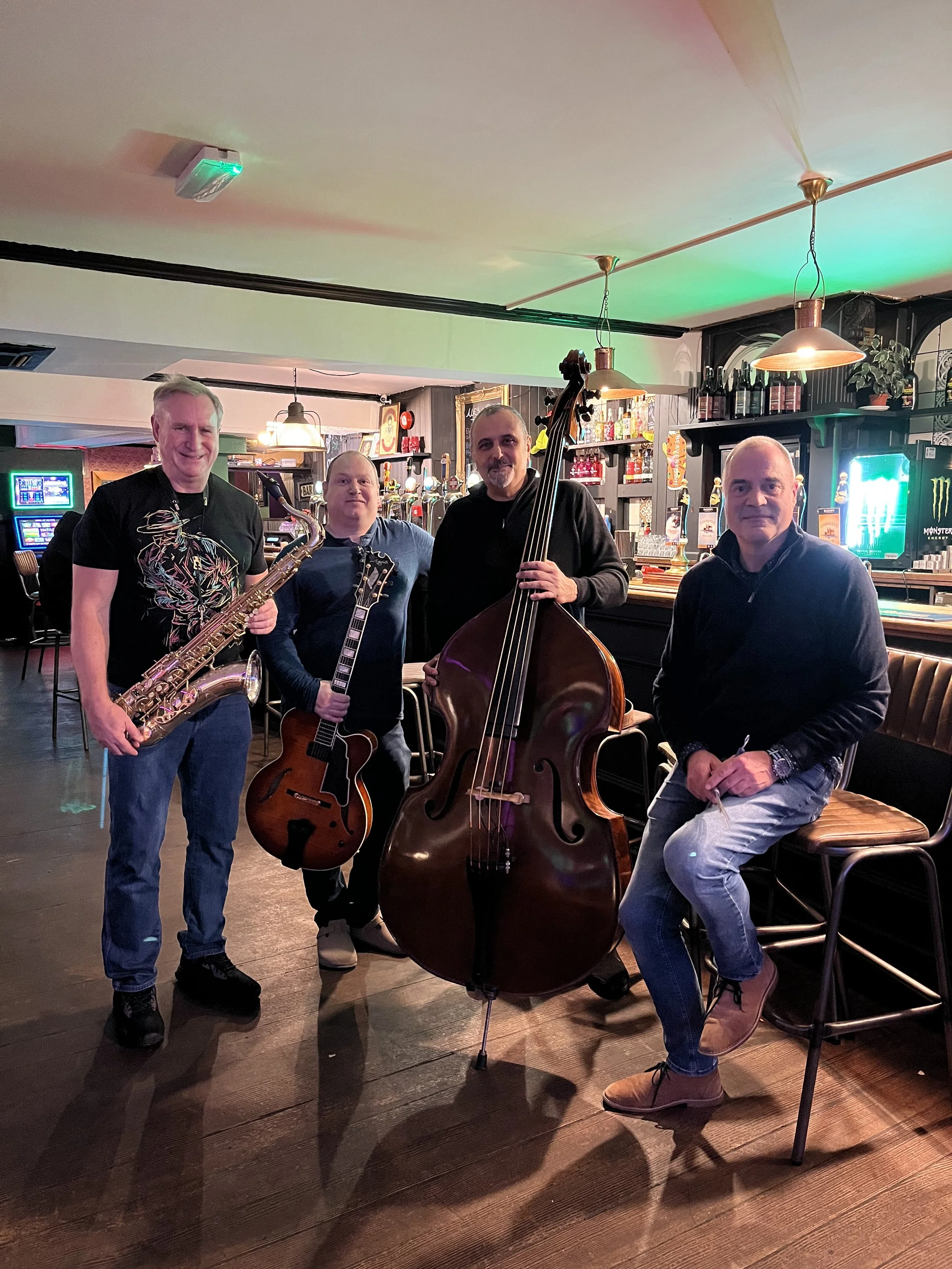 Jazz quartet for hire for private engagements Norfolk