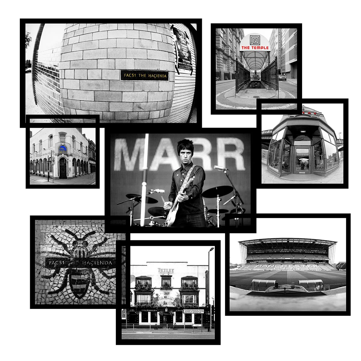 JOHNNY MARR MANCHESTER KIPPAX & MORE LTD EDITION PRINTS