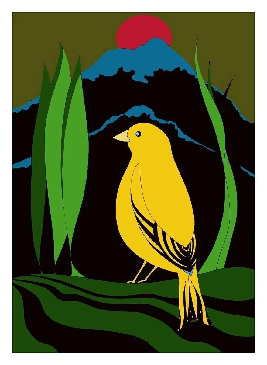 "YELLOW SPOTTED BIRD OF NEW ZEALAND"