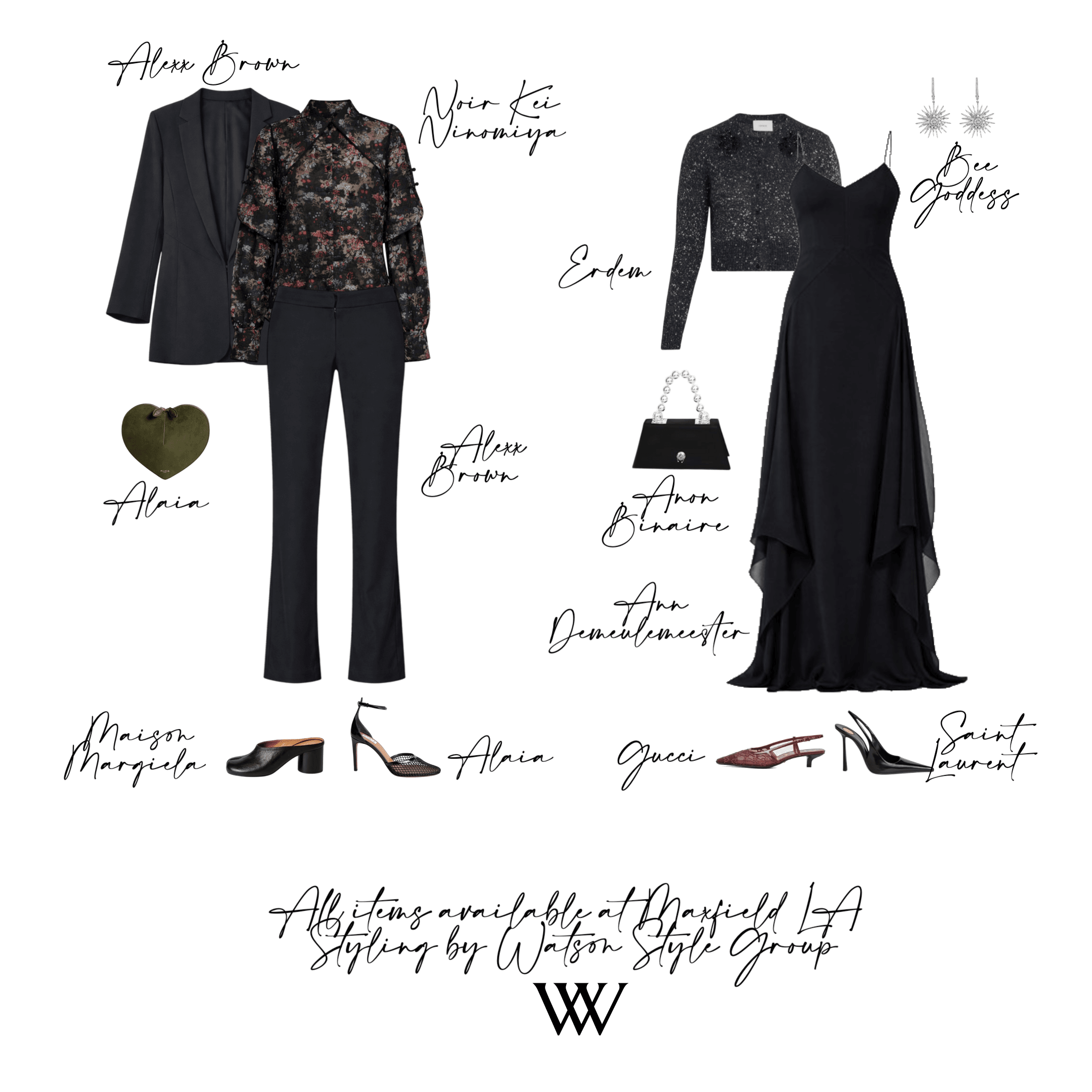 MAXFIELD LA: STATEMENT POWER DRESSING AND EVENING OPULENCE