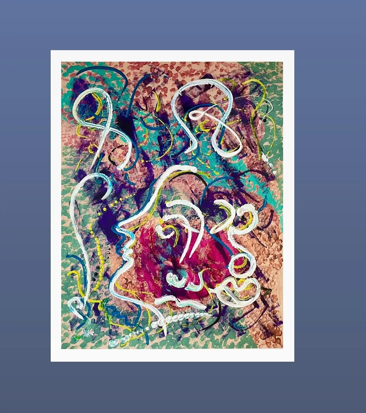 &ldquo;Disconcert&rdquo;
24x36 inches acrylic and watercolor on paper