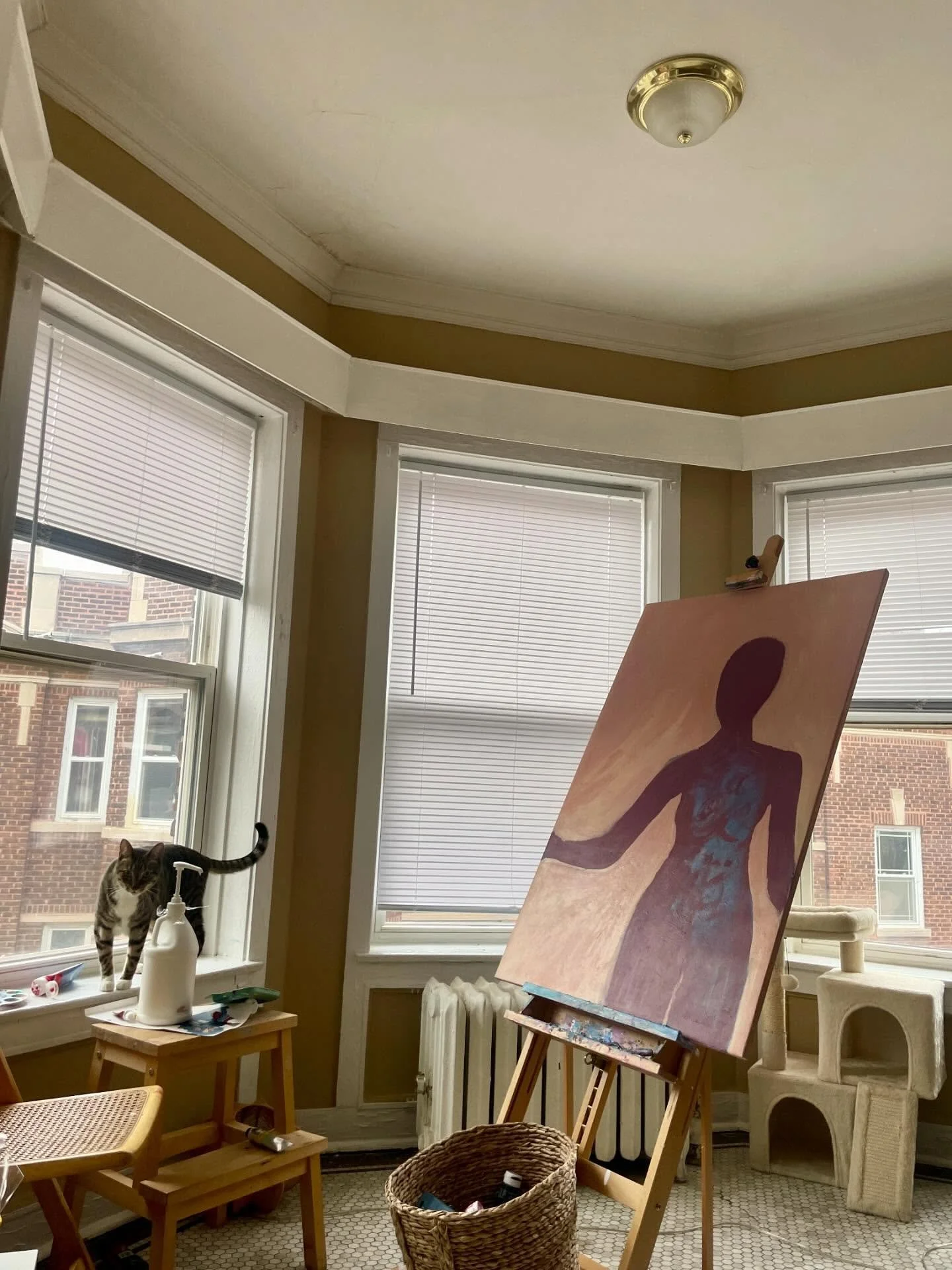 commissioned piece 🍇 &ldquo;girl&rdquo;
32.5x45 inches acrylic on canvas