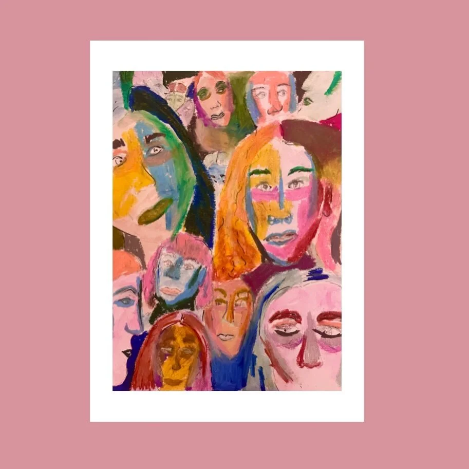 Typical you 
9x11 oil pastels