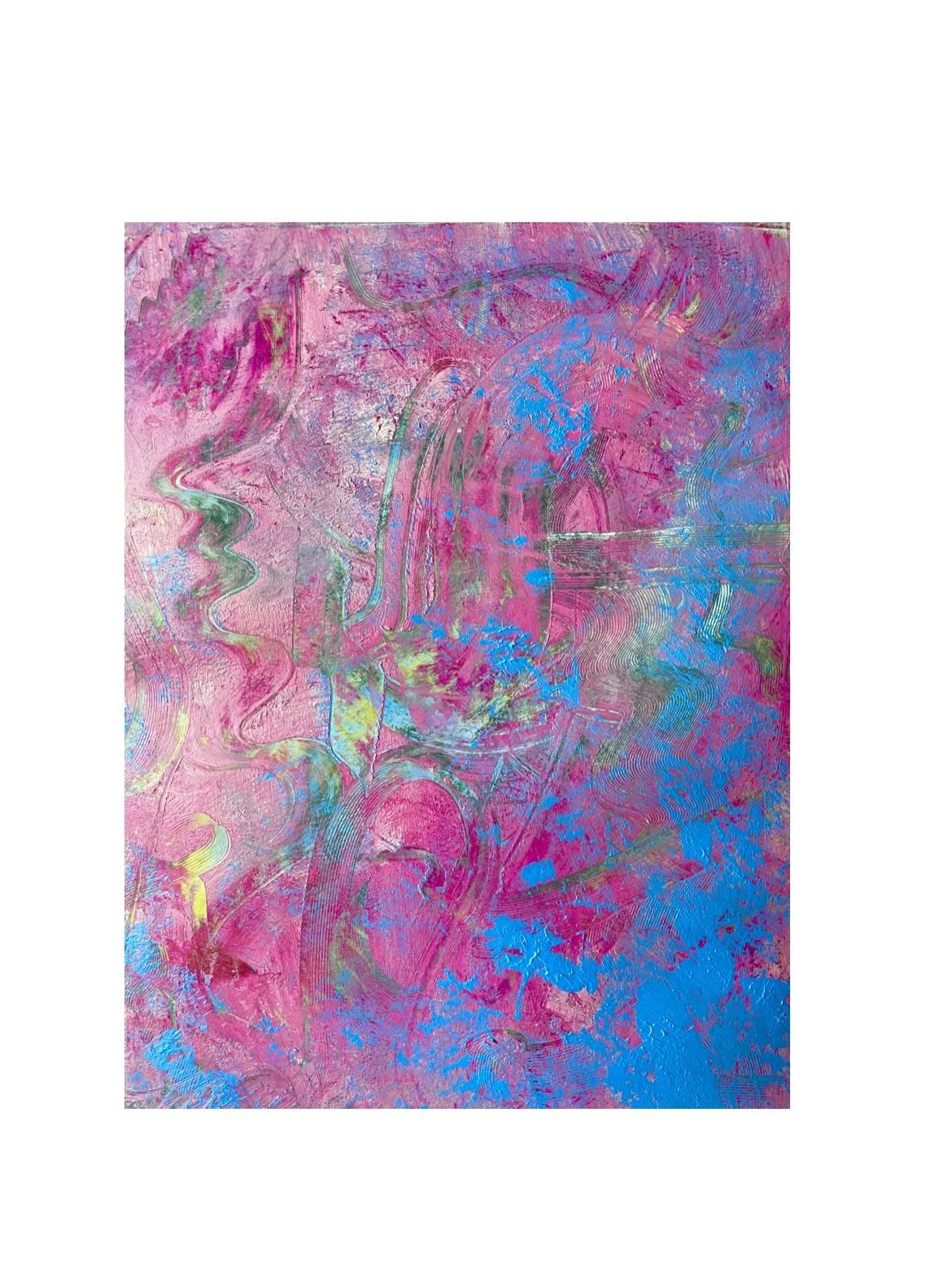 &ldquo;One way&rdquo; 
Acrylic