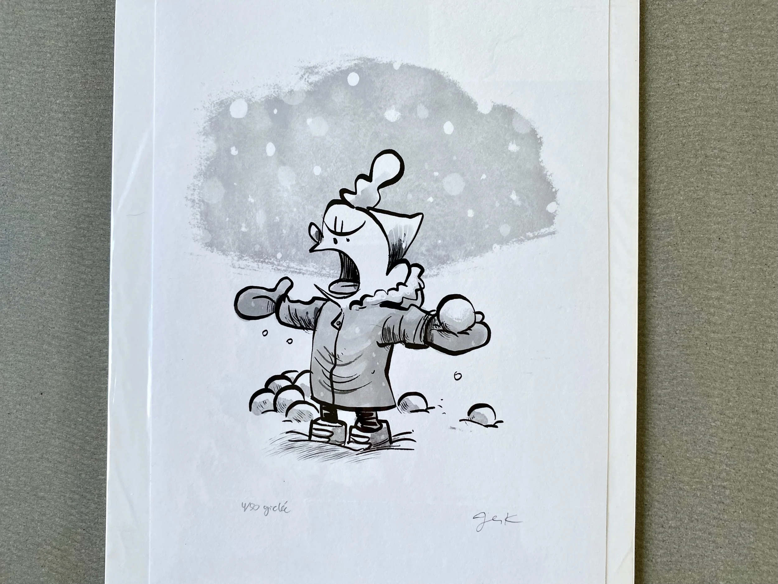 Trykkstørrelse ca A4.