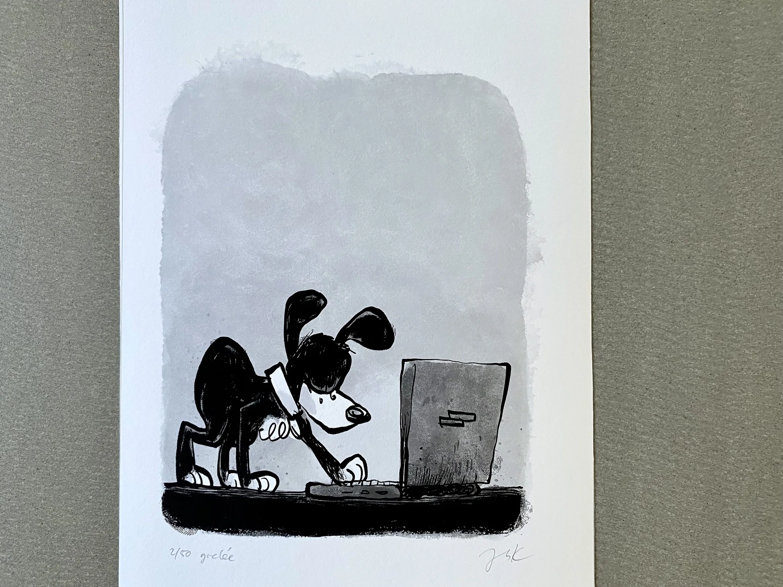 Trykkstørrelse ca A4.