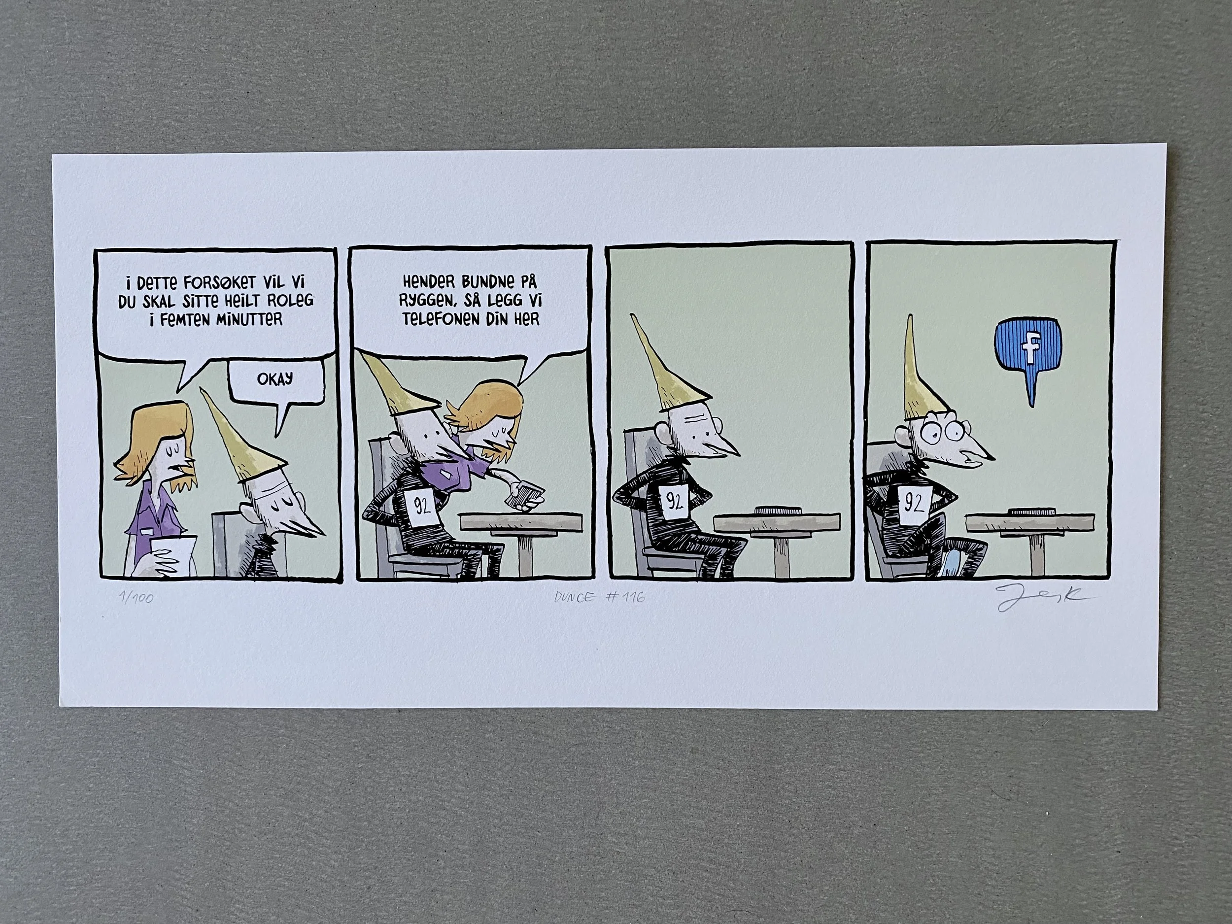 Trykkstørrelse ca A3 bredde.