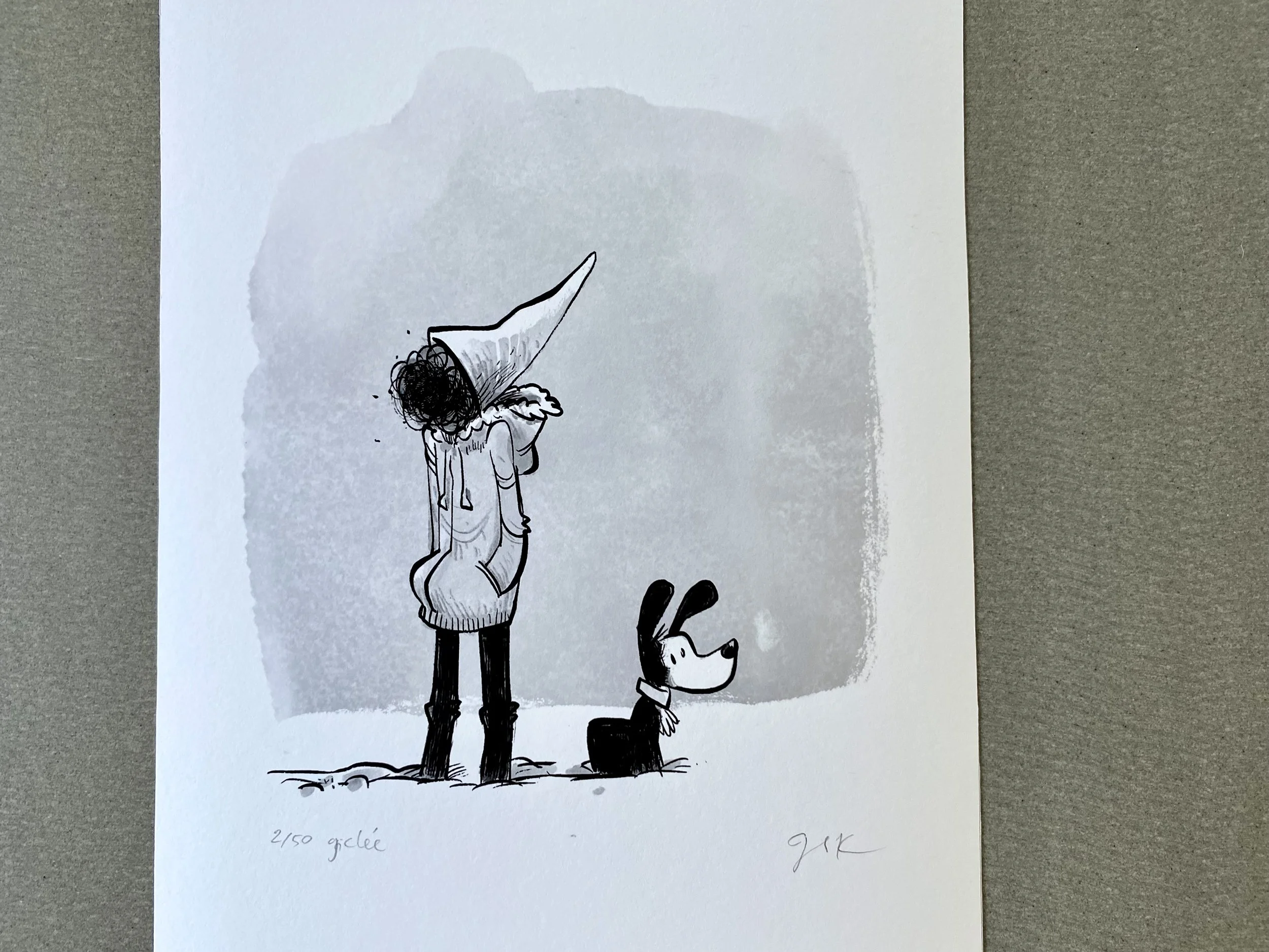 Trykkstørrelse ca A4.