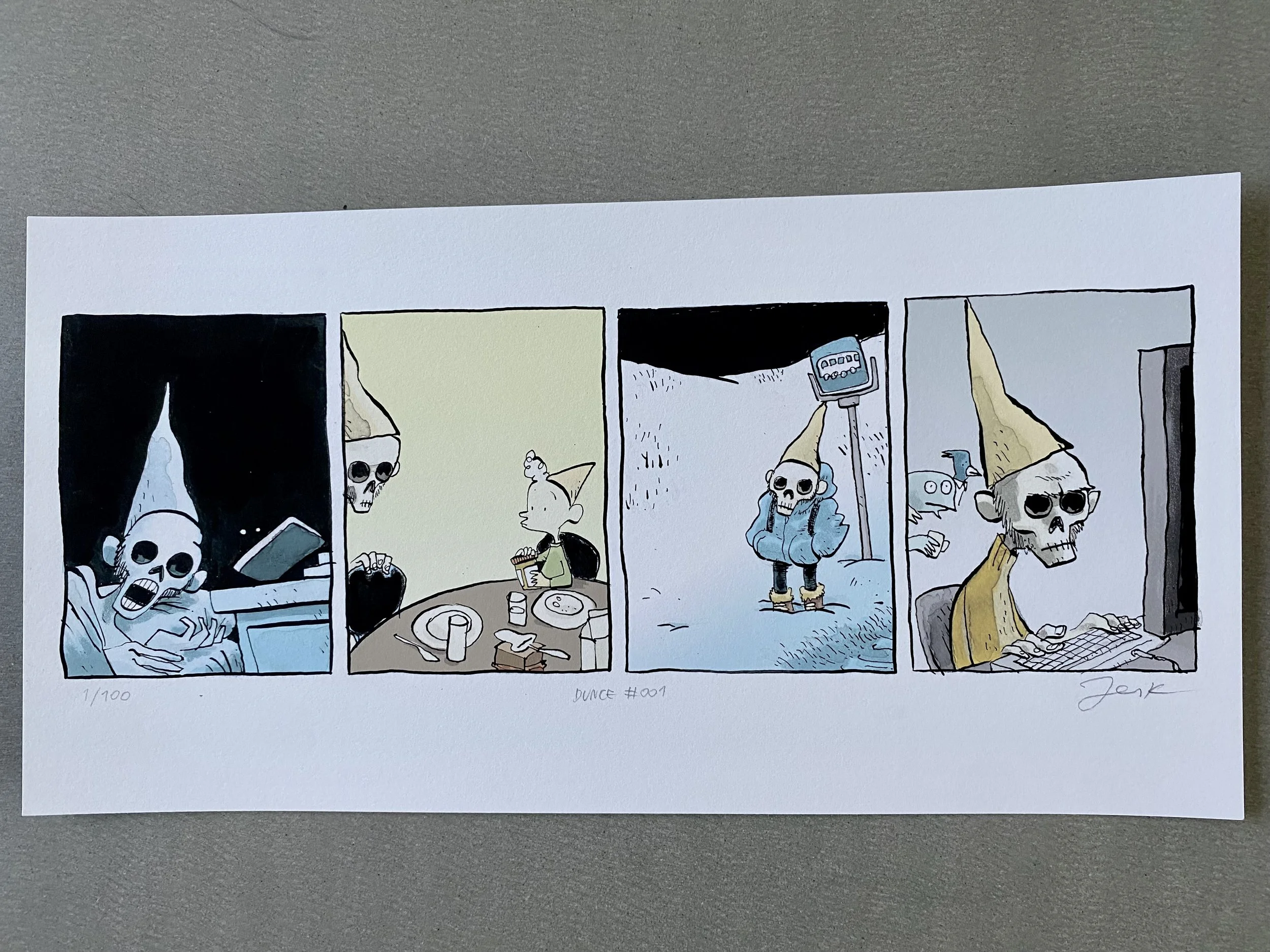 Trykkstørrelse ca A3 bredde.