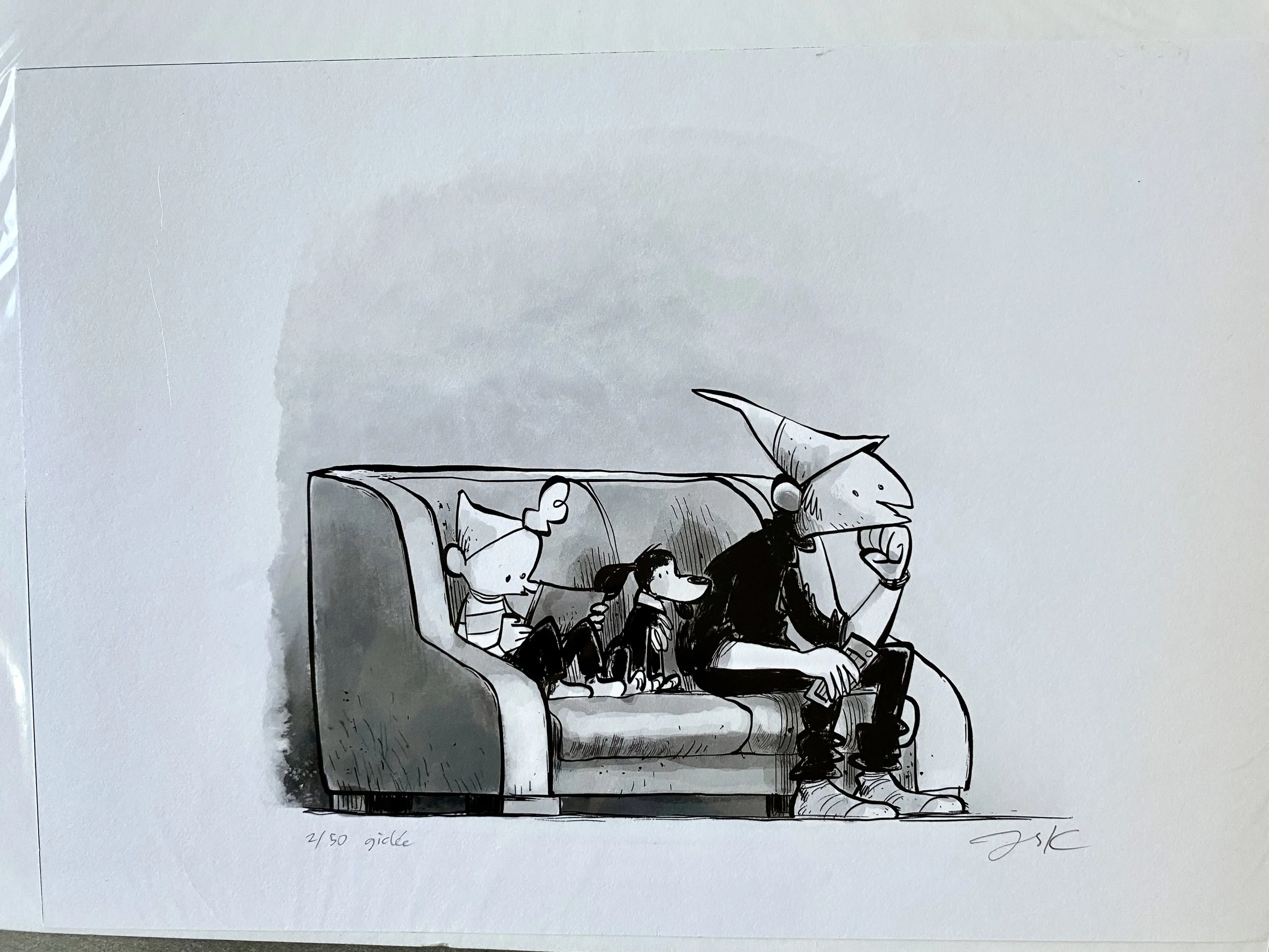 Trykkstørrelse ca A4.