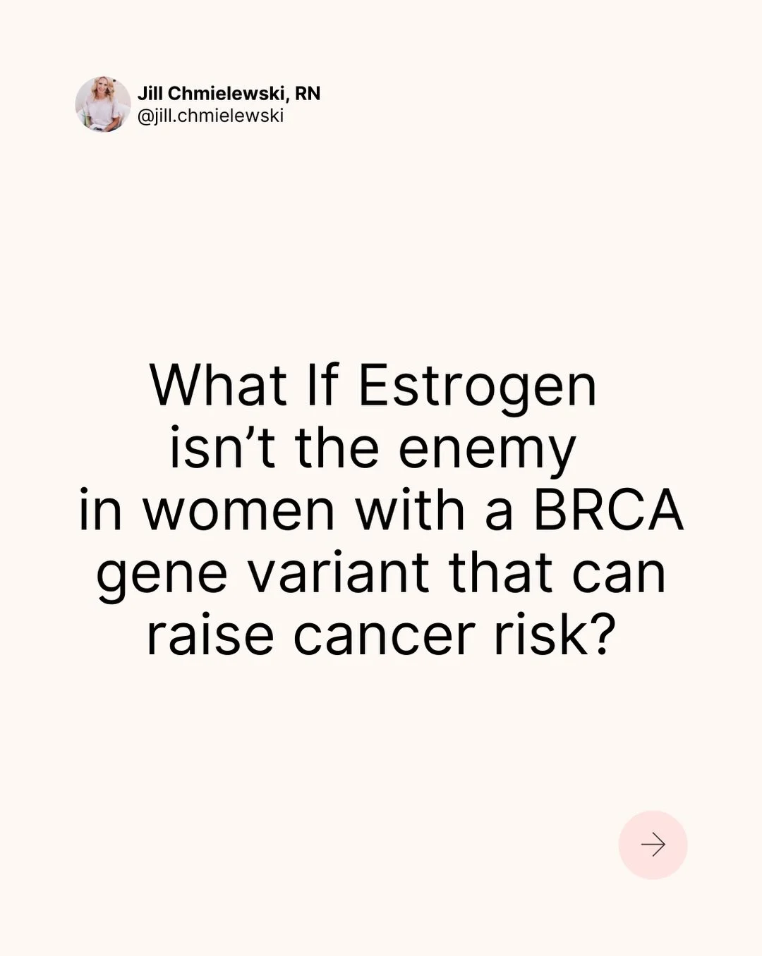 So many of you have asked about estrogen and BRCA, so I put together an article to help you understand the relationship between estrogen and BRCA genes. 

It&rsquo;s not what you think, and it&rsquo;s important that you hear the full story, so that y