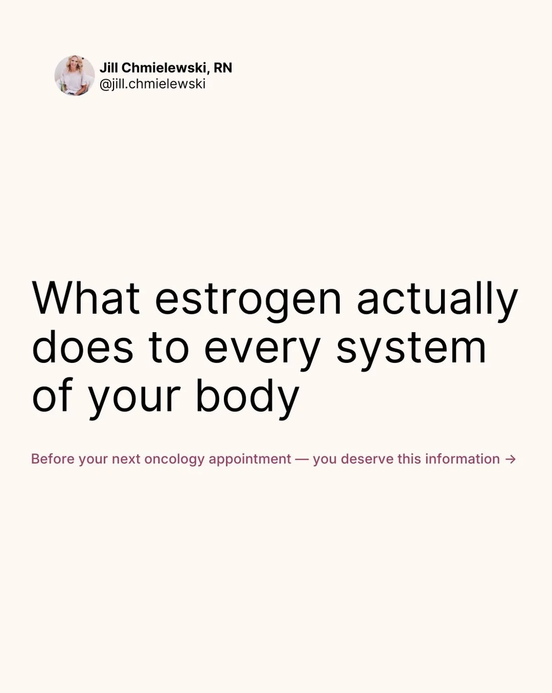 Before you agree to block estrogen, you deserve a real benefits-versus-risks conversation. 

Not a blanket protocol handed to you as if every woman gains the same thing. Because when you look at the endocrine therapy studies honestly, the benefit is 