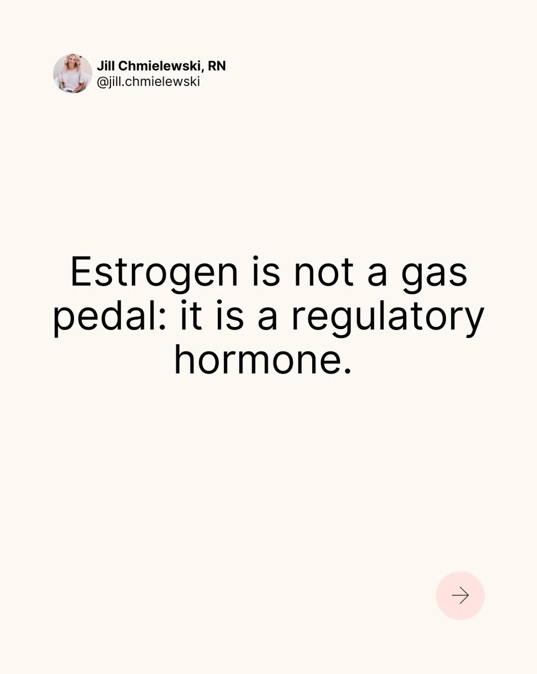 There&rsquo;s a bias in medicine that estrogen is &ldquo;bad.&rdquo;

Estrogen is not a gas pedal.

And yet, that is essentially how we have been taught to think about it: more estrogen = more growth, less estrogen = less risk.

But estrogen is not s