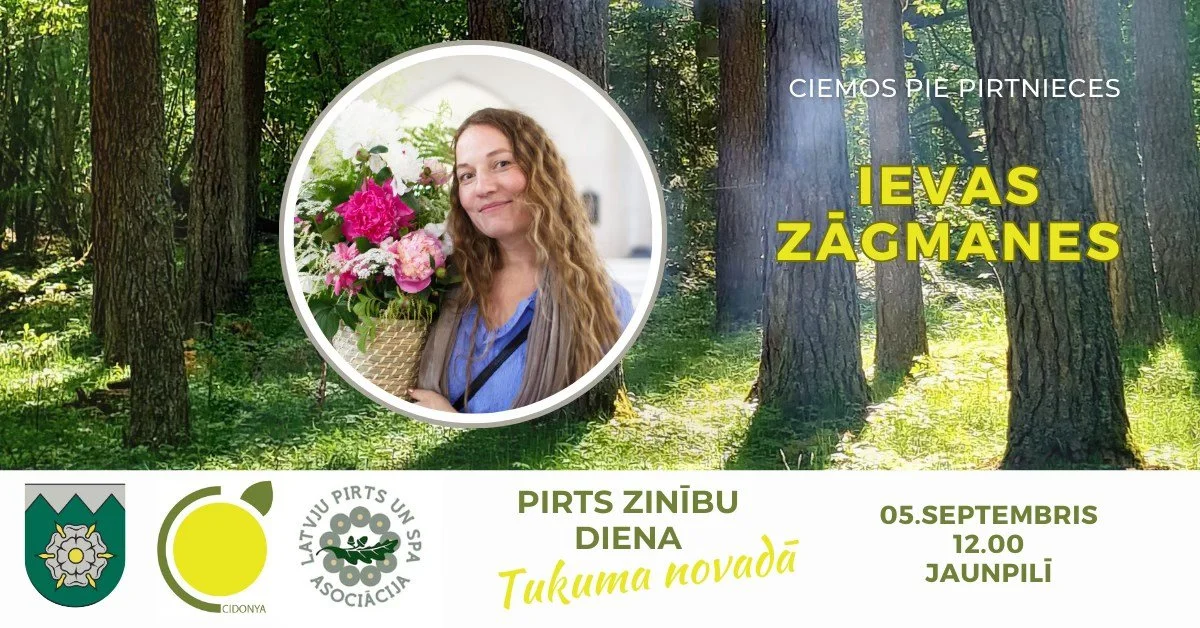 Ciemos pie pirtnieces Ievas Zāgmanes