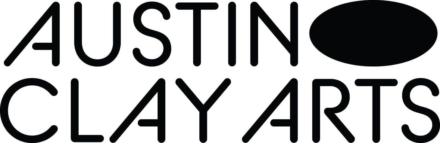 Logo of Austin Clay Arts with bold black text.