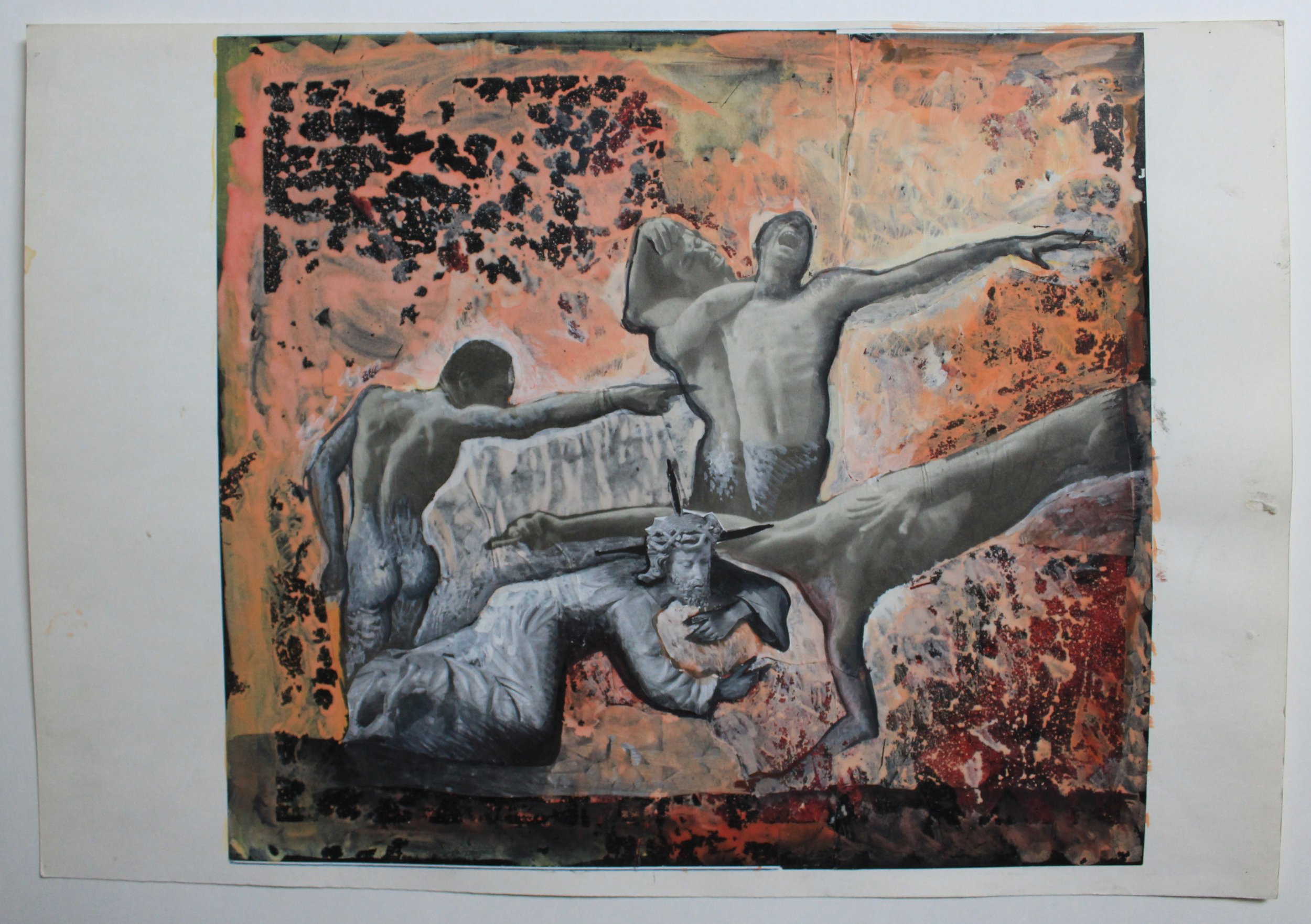 collage Jesus and some of his disciples