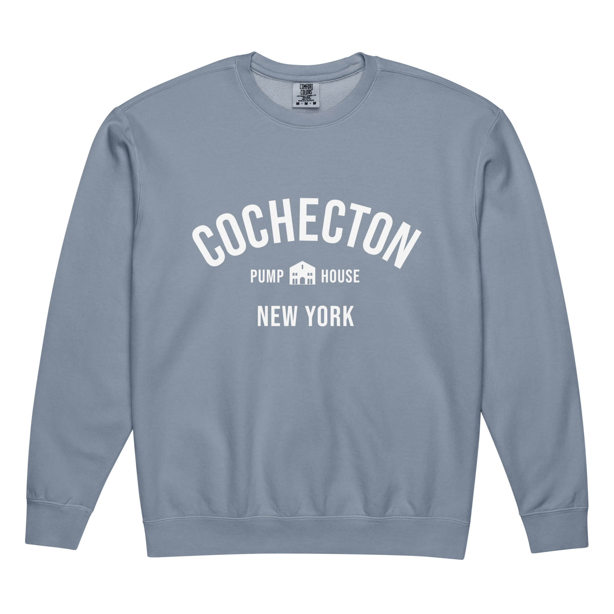 unisex-garment-dyed-lightweight-fleece-crewneck-sweatshirt-i-comfort-colors-1466-blue-jean-front-69303904a7474.png