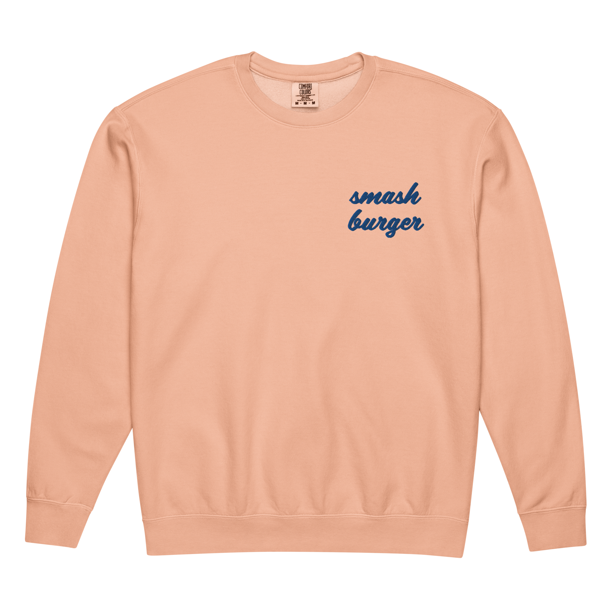 unisex-garment-dyed-lightweight-fleece-crewneck-sweatshirt-i-comfort-colors-1466-peachy-front-69308b8c66065.png