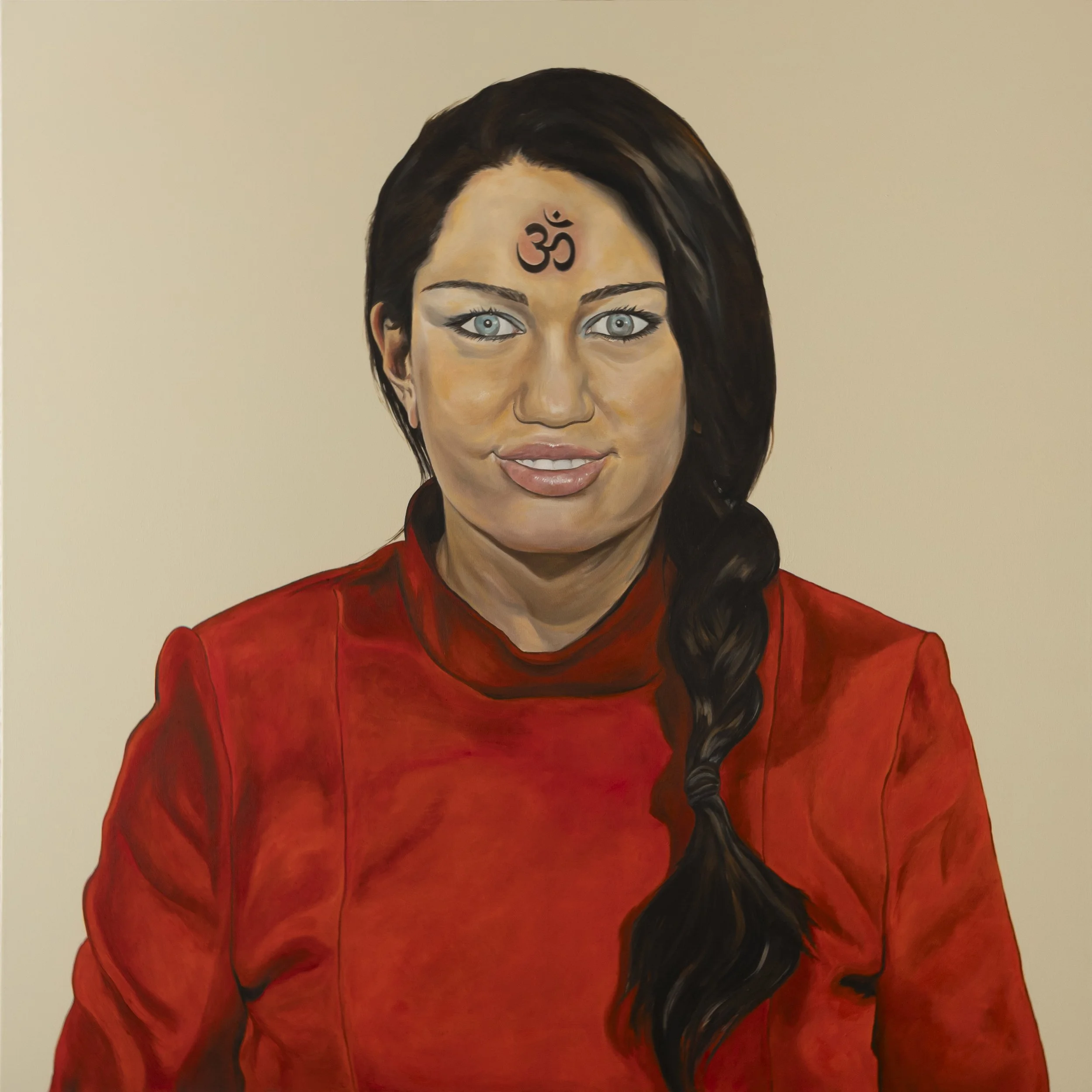 “Namasté”
Óleo sobre tela
120x120cm
2026. 
Esta obra forma parte de un proyecto en desarrollo*.

PRECIO: $3,200 USD