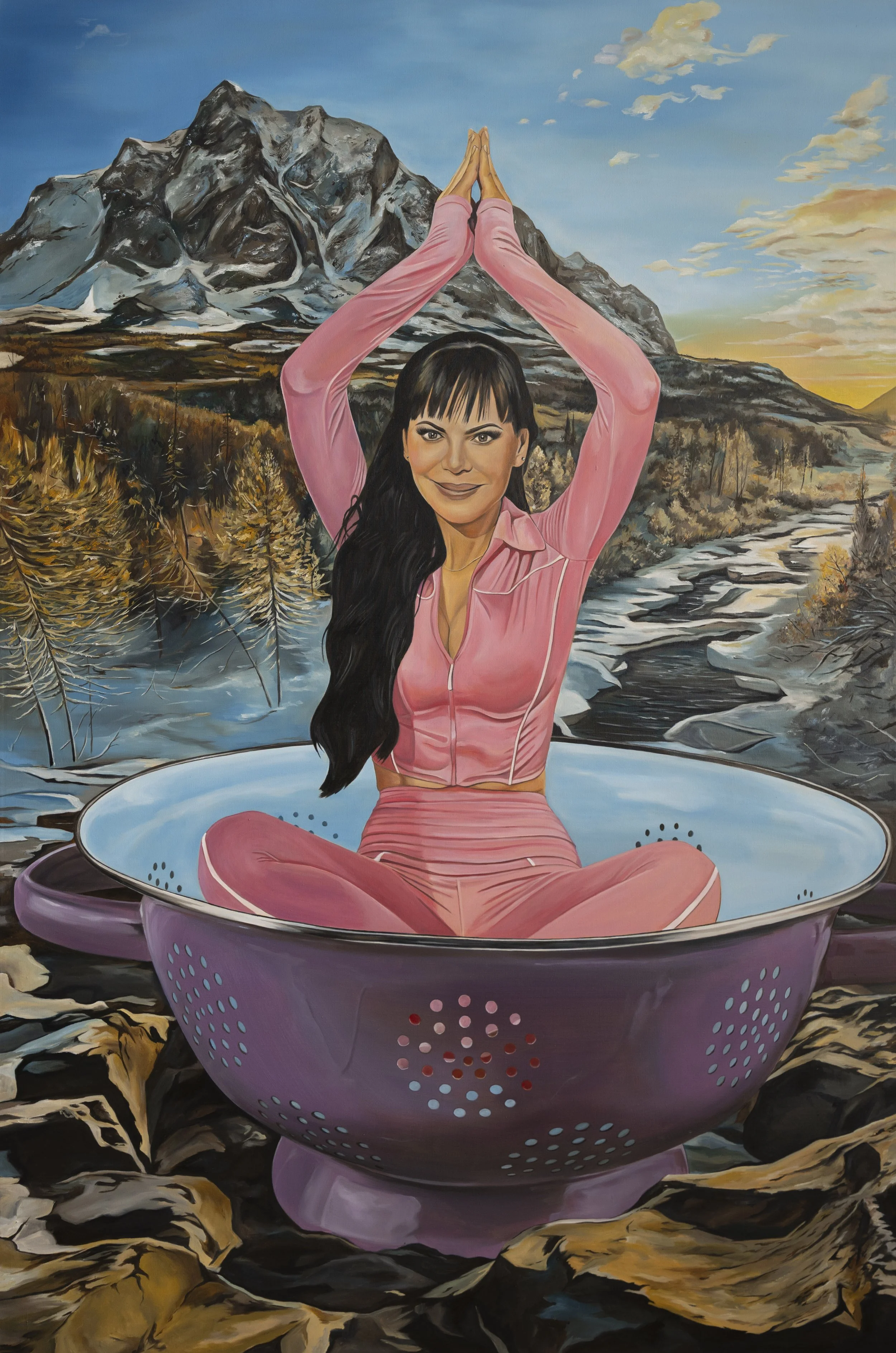 “Revelación de género”.
Óleo sobre tela.
100x150cm.
2026