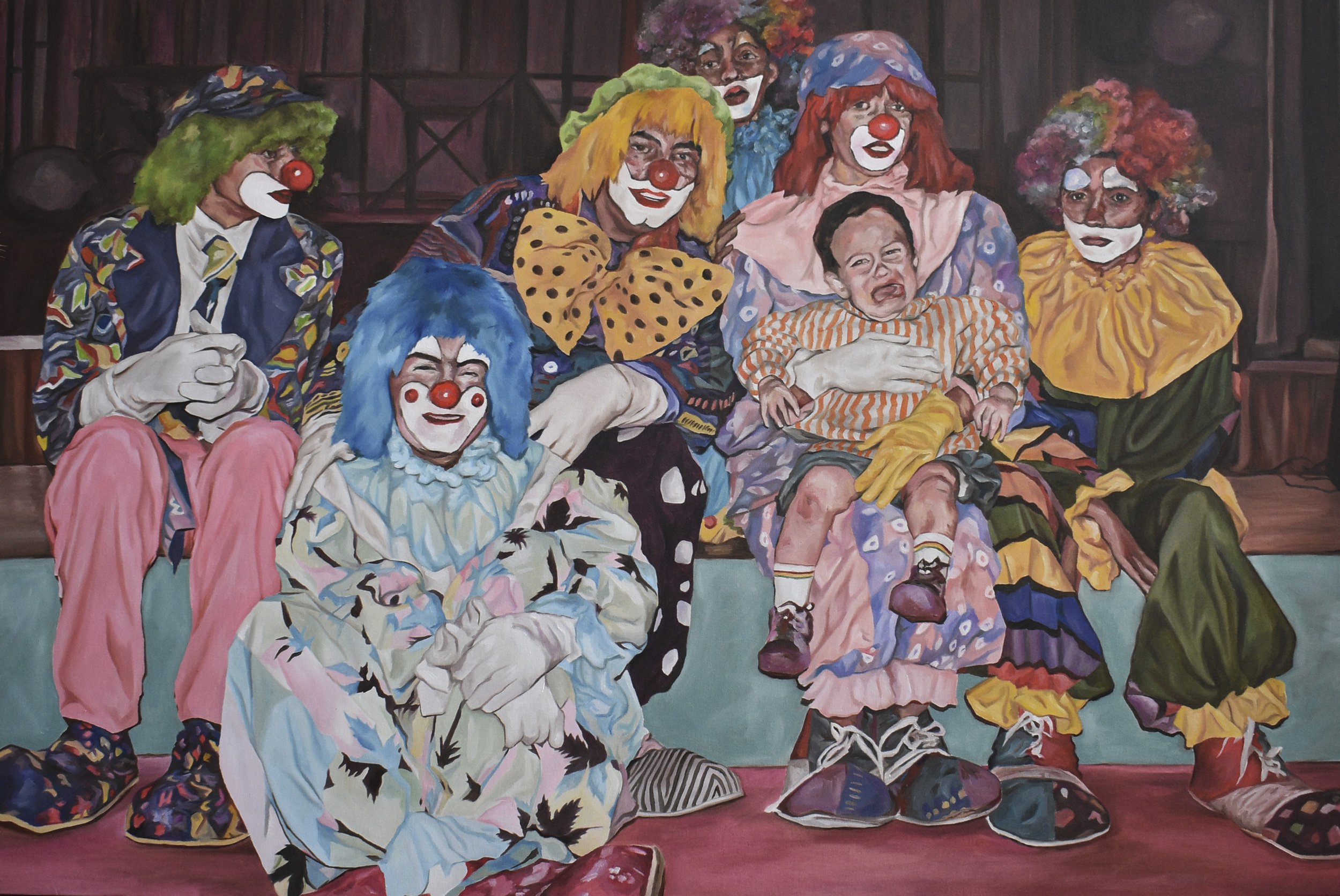 "Descuido". 151x101Cm. Óleo sobre tela. 2021