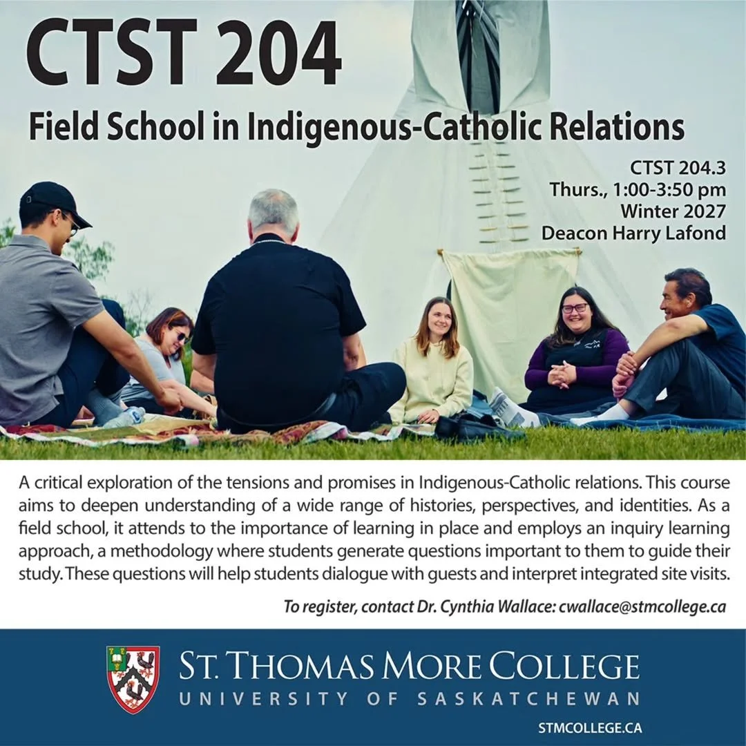 Register for CTST 204: Field School in Indigenous Catholic Relations (Winter 2027)