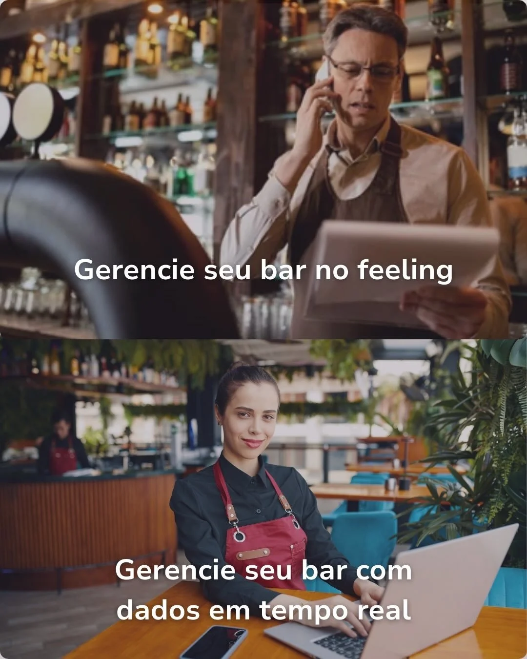 Trabalhar mais n&atilde;o resolve.
Gerenciar melhor, sim.

Sem controle, o bar vira correria, achismo e preju&iacute;zo escondido.

Com dados, voc&ecirc; entende o que acontece e decide com clareza.

Quer ter sua opera&ccedil;&atilde;o na m&atilde;o?