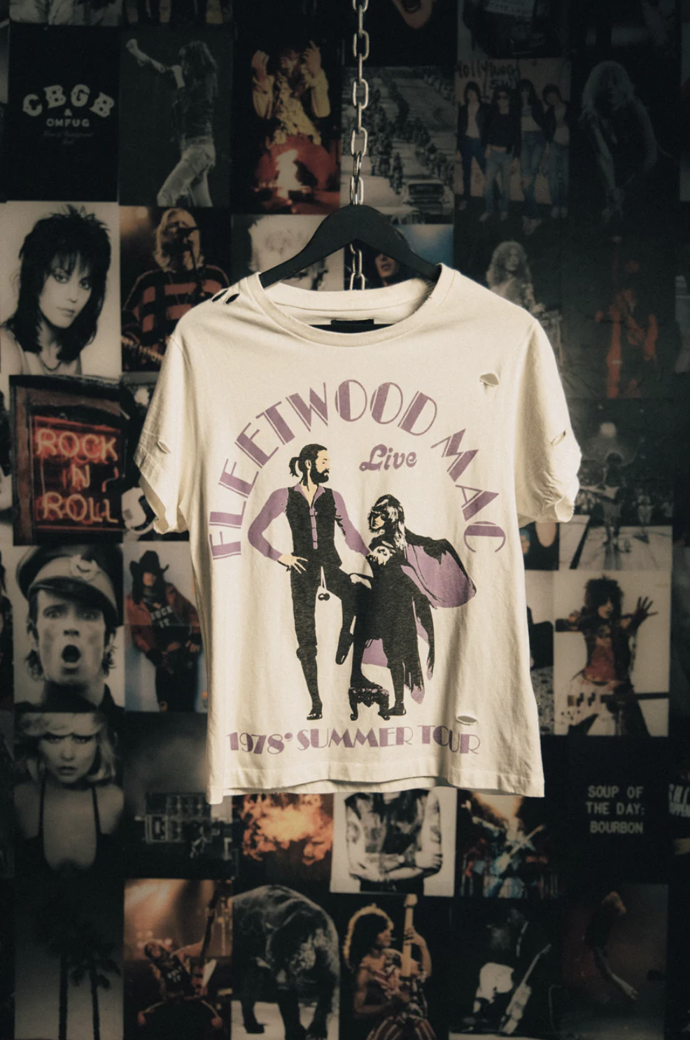 OTHER UK - FLEETWOOD MAC 1978 SUMMER TOUR VINTAGE T-SHIRT