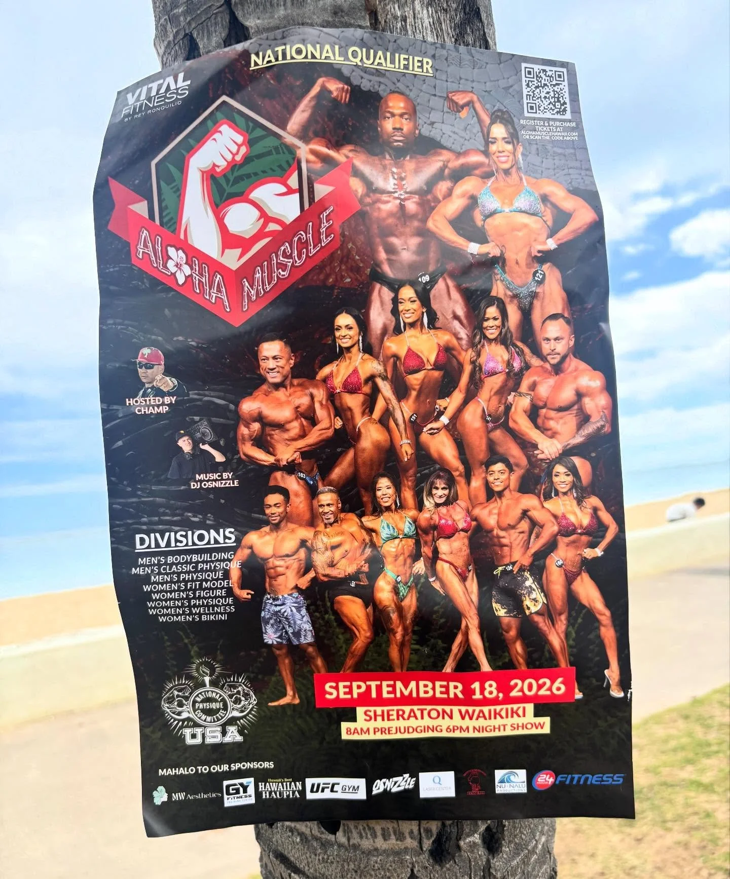 📣 ALOHA MUSCLE POSTERS ARE HERE! 💪🌺

The official Aloha Muscle posters have arrived and are already making their way across the islands!

If you&rsquo;d like an Aloha Muscle poster of your own, send us a message @stingreyclassic808 and we&rsquo;ll