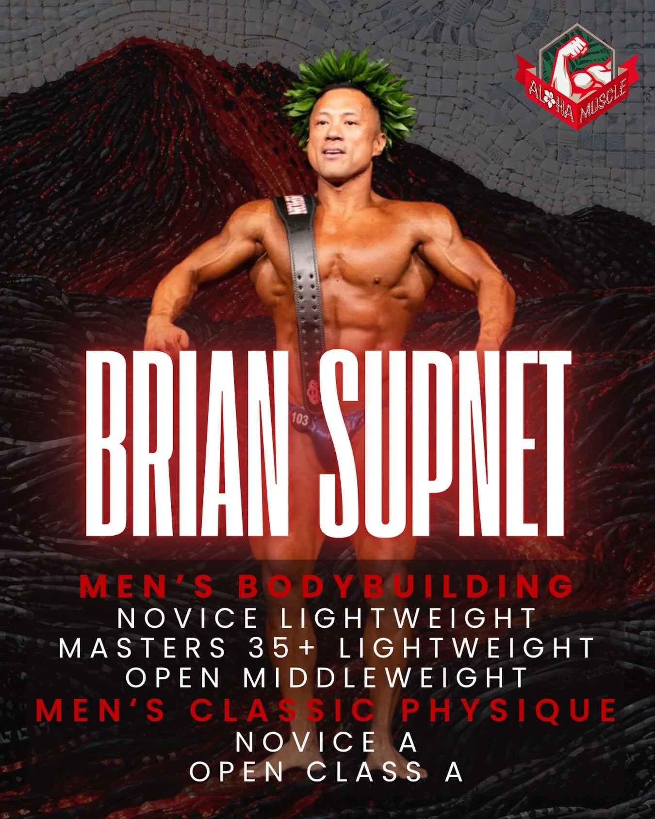 PREVIOUS CHAMPION SPOTLIGHT: BRIAN SUPNET🏆

Talk about a champion! 💪🔥 Brian Supnet dominated the stage, taking **1st Place** in FIVE divisions:

🥇 Men&rsquo;s Bodybuilding Novice Lightweight
🥇 Men&rsquo;s Bodybuilding Masters 35+ Lightweight
🥇 