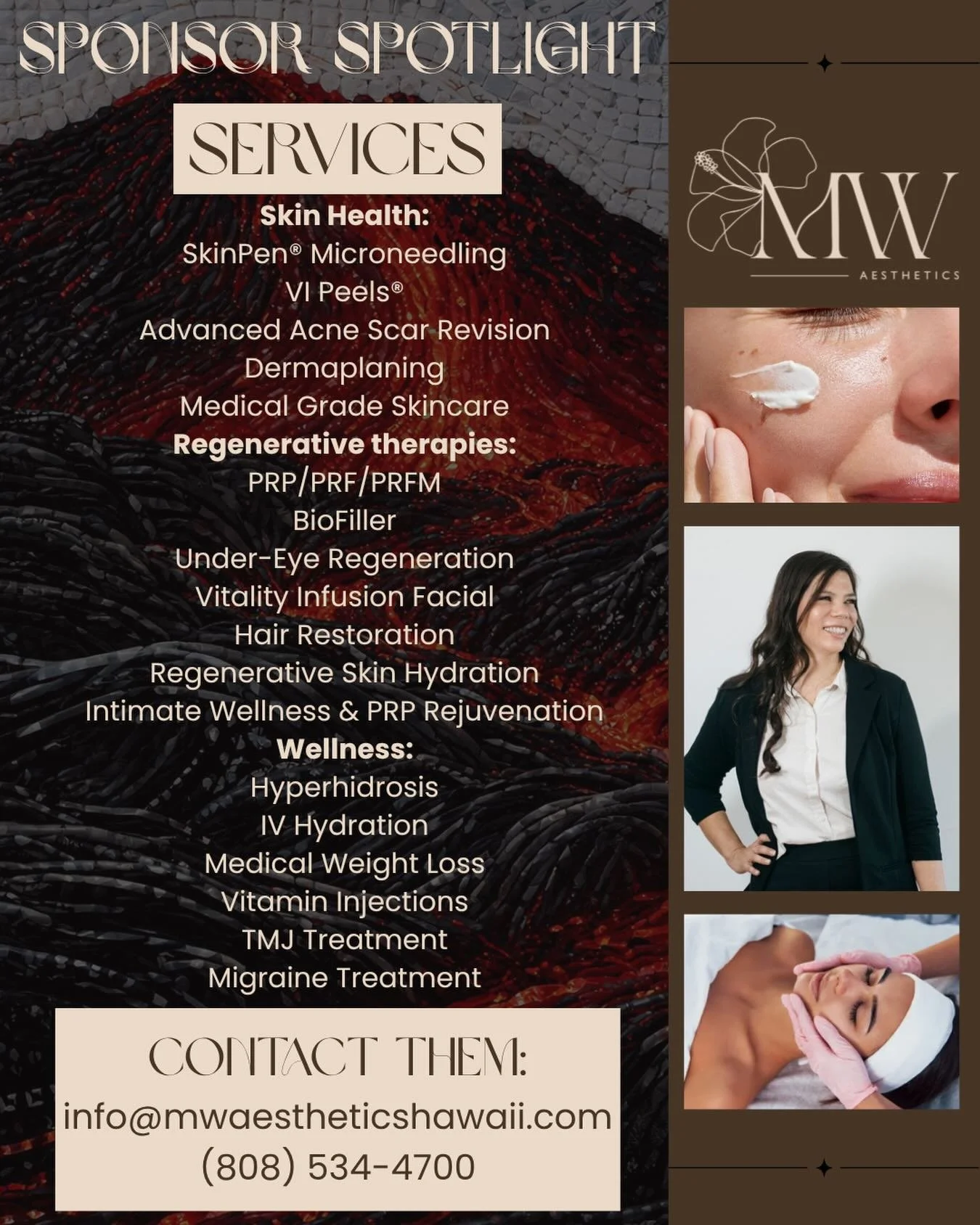✨SPONSOR SHOUTOUT: MW AESTHETICS✨

A huge MAHALO to MW Aesthetics for supporting Aloha Muscle 2026! 🌺💪

We&rsquo;re so grateful to have local businesses like MW Aesthetics supporting our athletes and the Hawaii bodybuilding community. Your support 