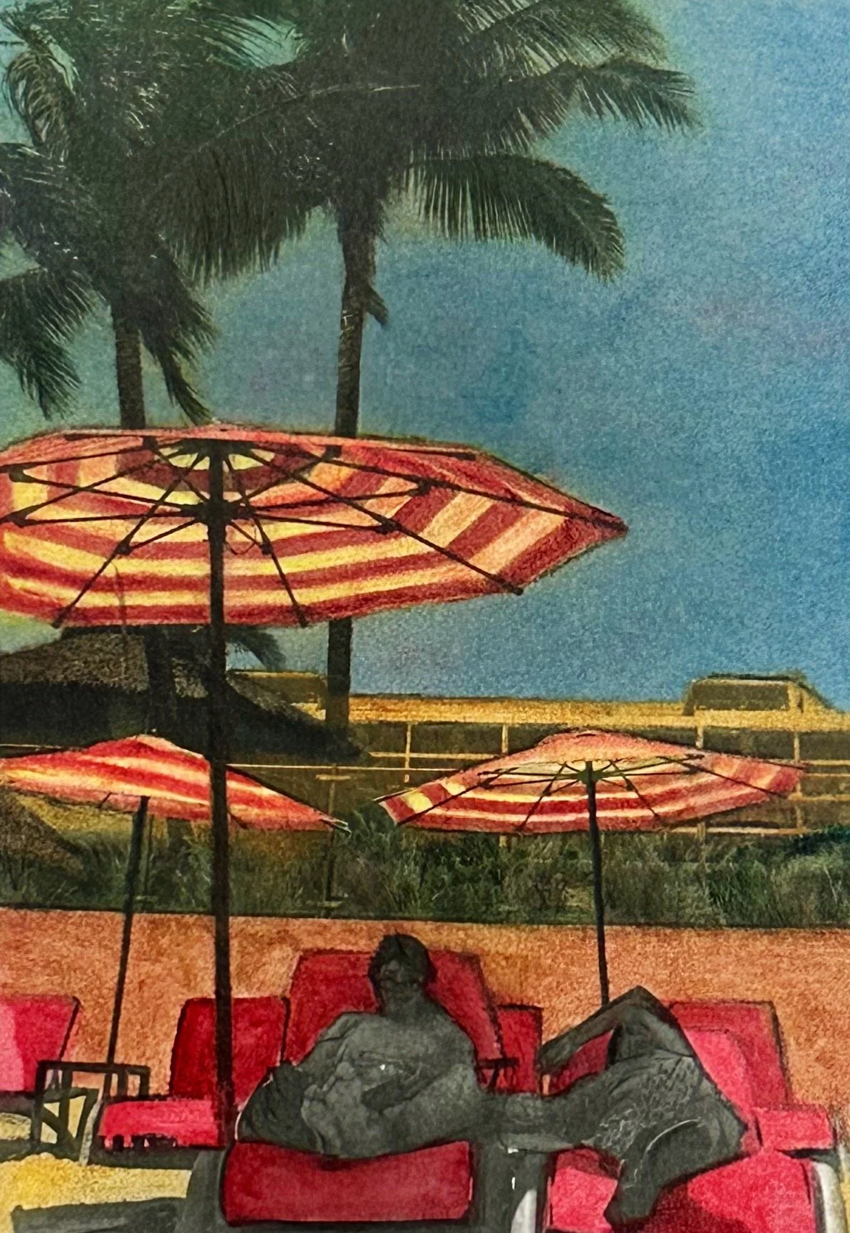 𝘉𝘦𝘺𝘰𝘯𝘥 𝘵𝘩𝘦 𝘚𝘩𝘢𝘥𝘦

Analog photo, hand-printed and hand-colored with oil-based photo paint.