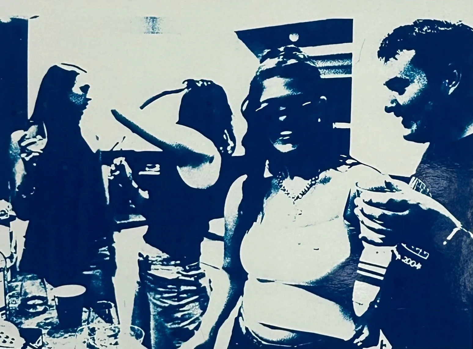 𝘐 𝘎𝘶𝘦𝘴𝘴 𝘛𝘩𝘢𝘵’𝘴 𝘞𝘩𝘺 𝘛𝘩𝘦𝘺 𝘊𝘢𝘭𝘭 𝘐𝘵 𝘵𝘩𝘦 𝘉𝘭𝘶𝘦𝘴

Analog photo, hand-printed on litho film and processed with cyanotype